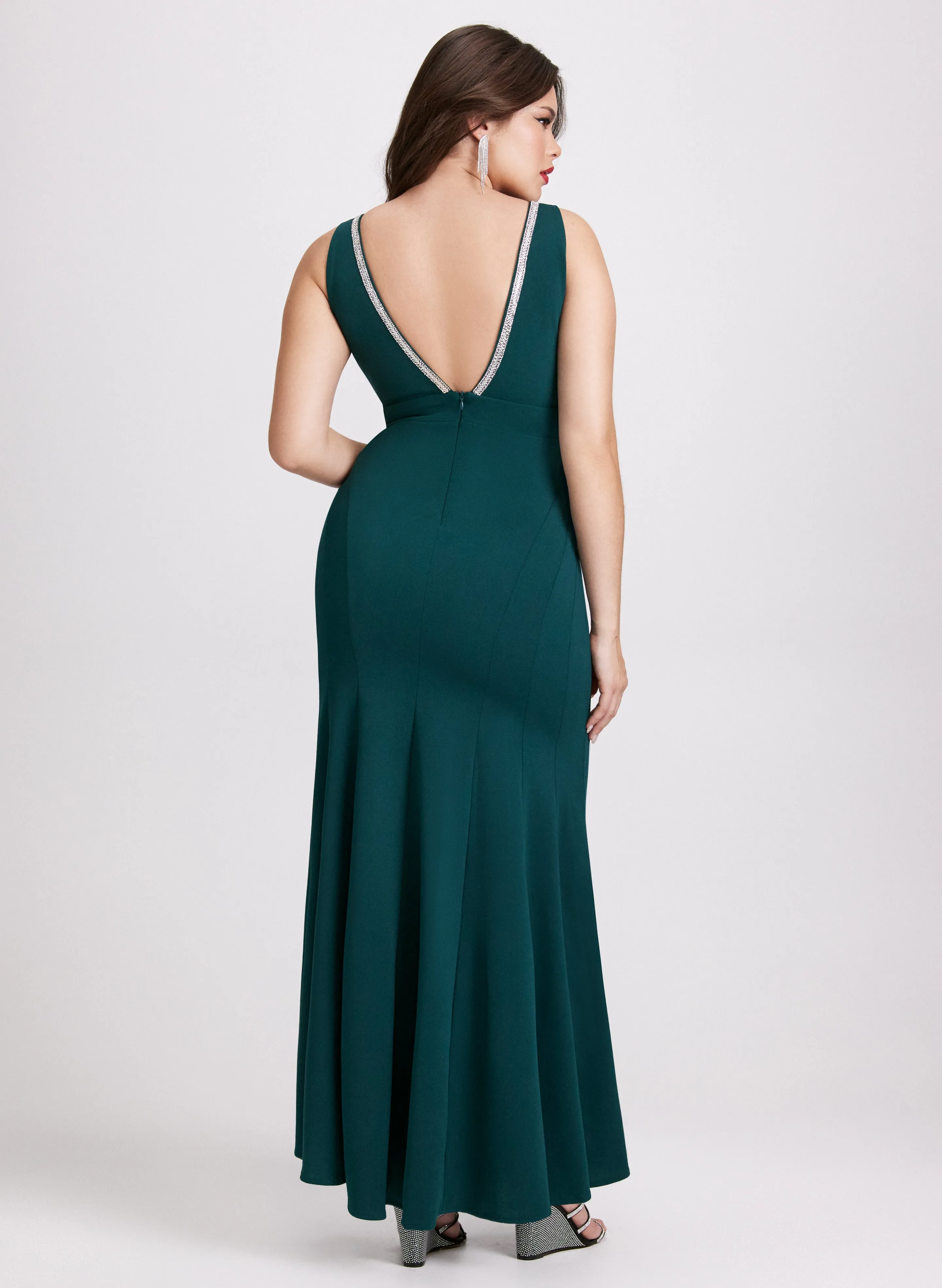 Rhinestone Embellished Maxi Dress sold by Laura product image thumbnail 4