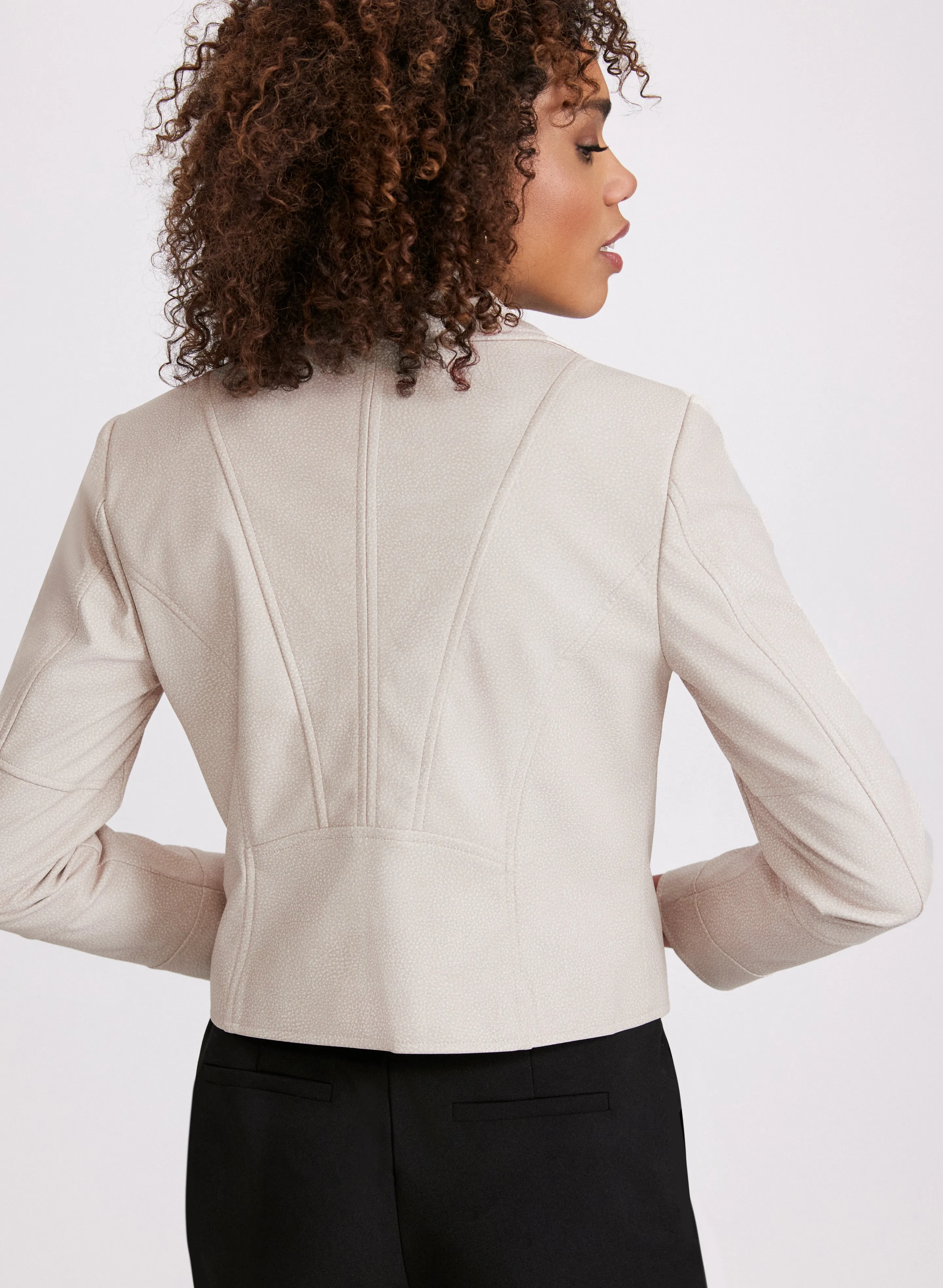 Vegan Leather Jacket sold by Laura product image thumbnail 3