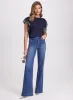 Crochet Trim Cap Sleeve T-Shirt sold by Laura