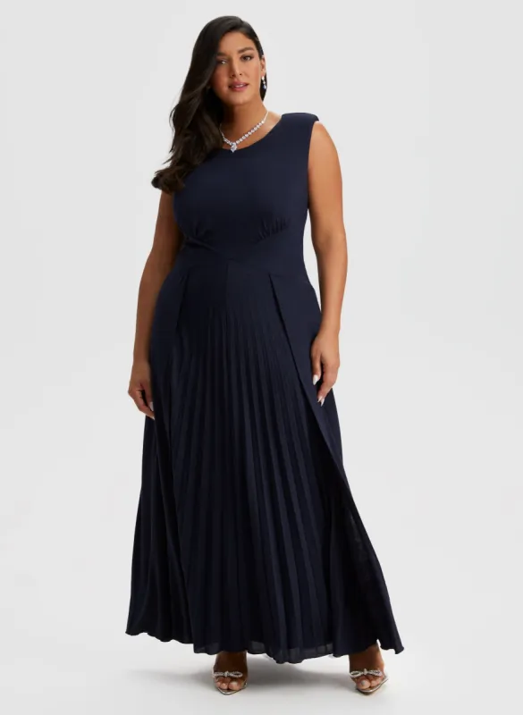 Sleeveless Pleated Dress sold by Laura