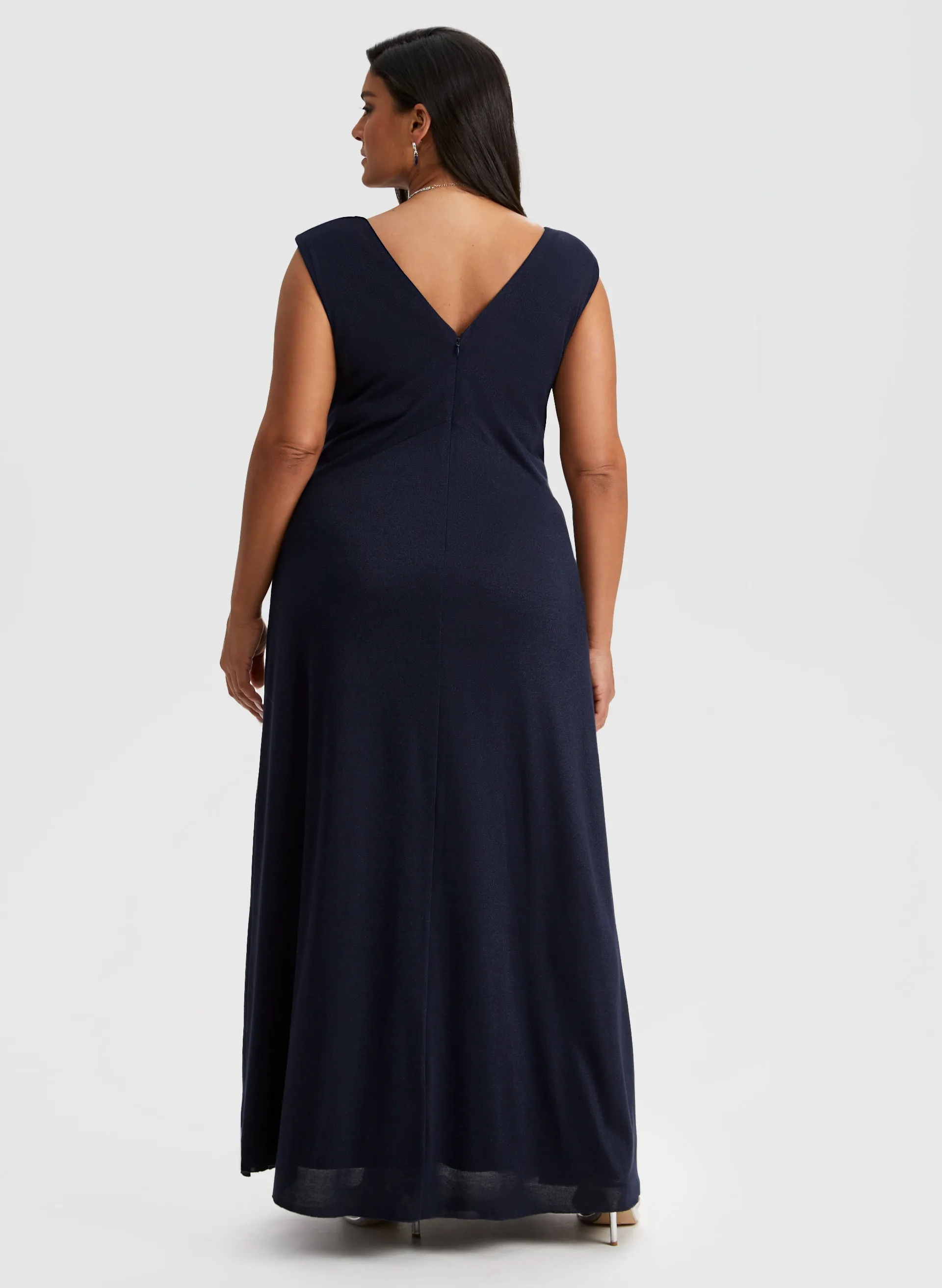 Sleeveless Pleated Dress sold by Laura product image thumbnail 4