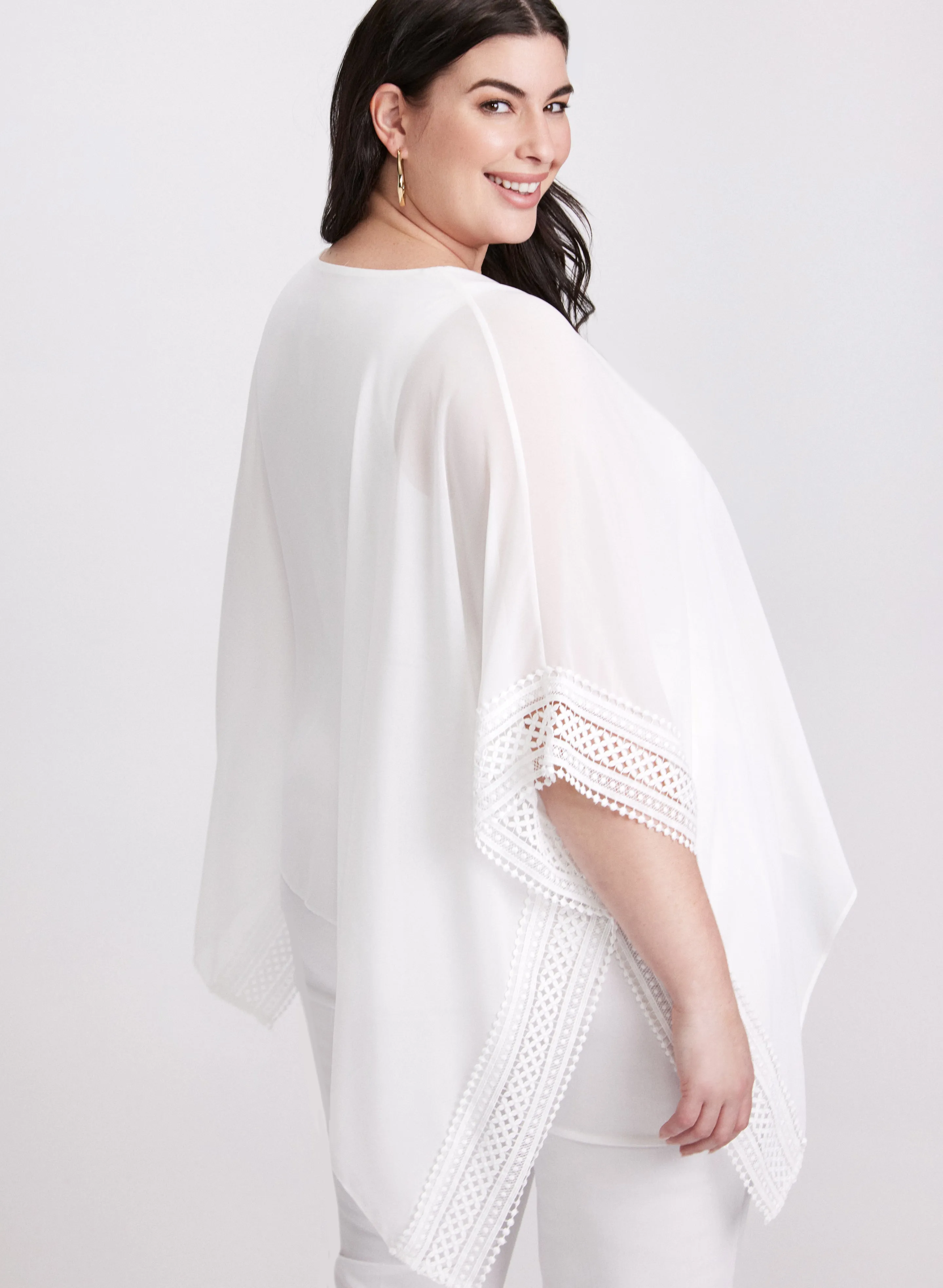 Joseph Ribkoff - Crochet Trim Blouse sold by Laura product image thumbnail 4