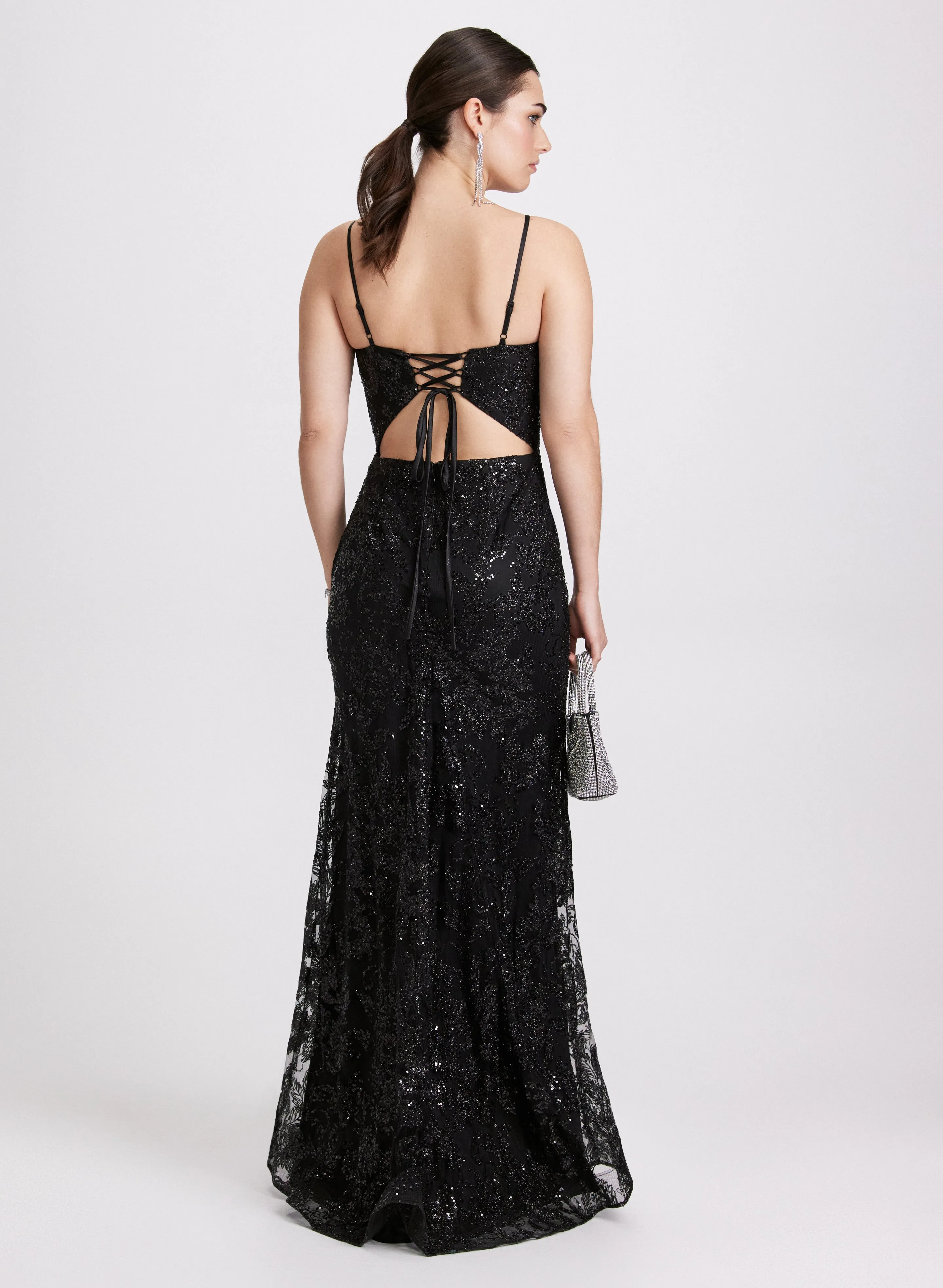 Sleeveless Sequin Maxi Dress sold by Laura product image thumbnail 4