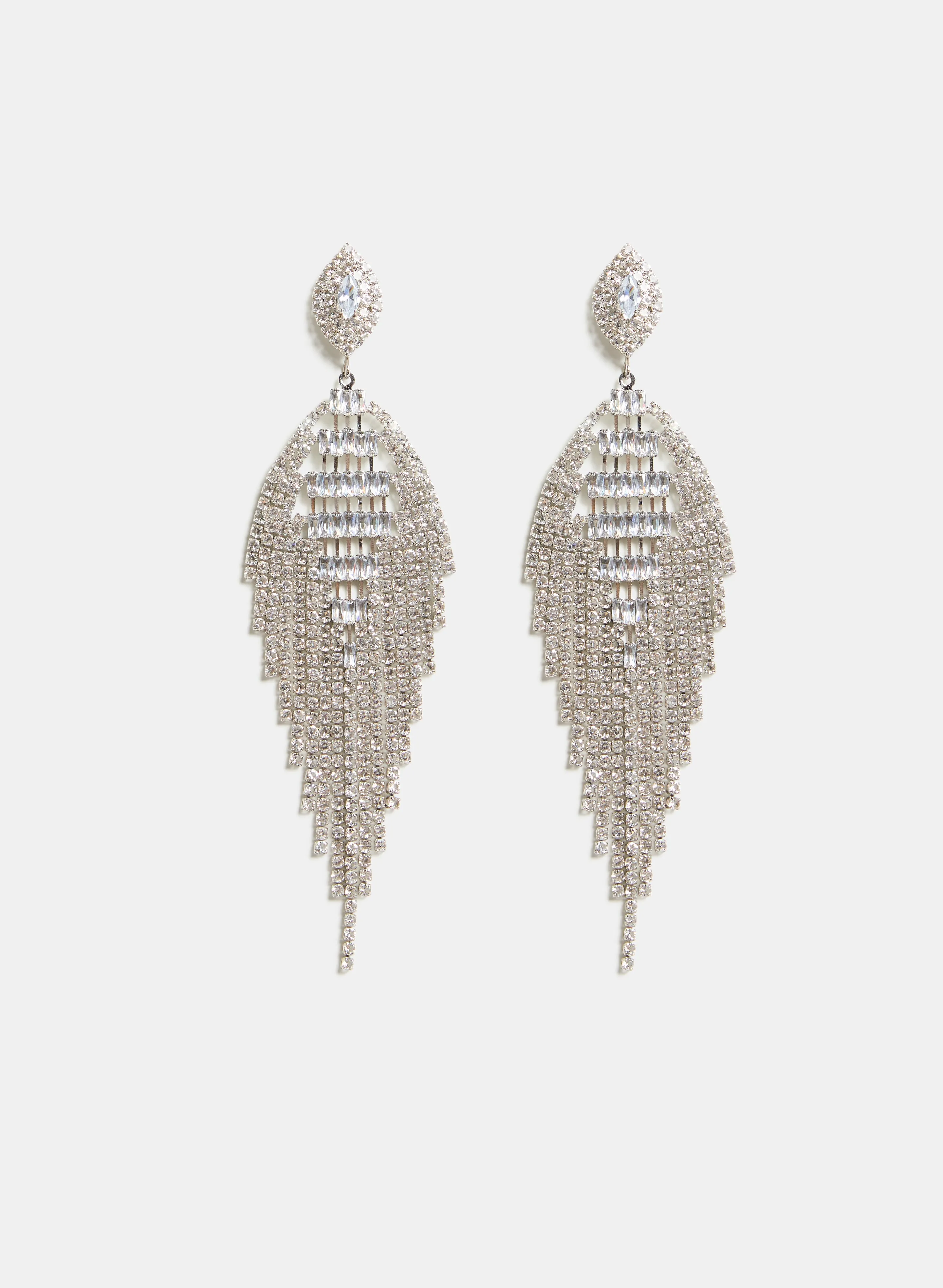 Cubic Zirconia Chandelier Earrings sold by Laura