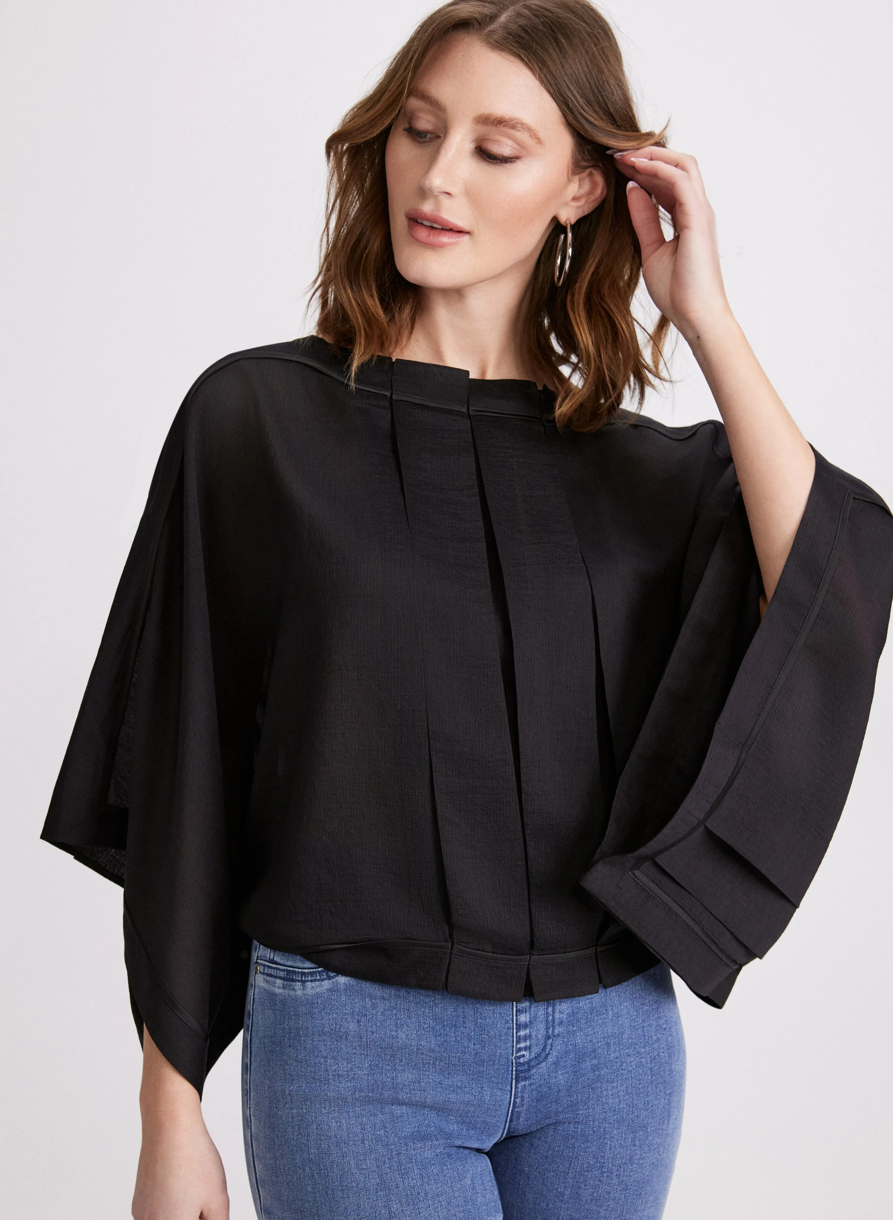 Pleated Detail Blouse sold by Laura