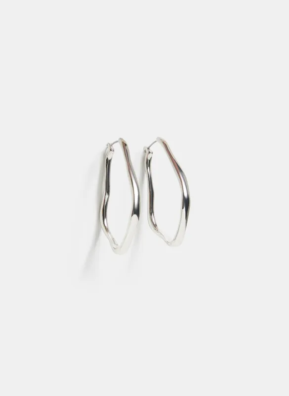 Abstract Hoop Earrings sold by Laura