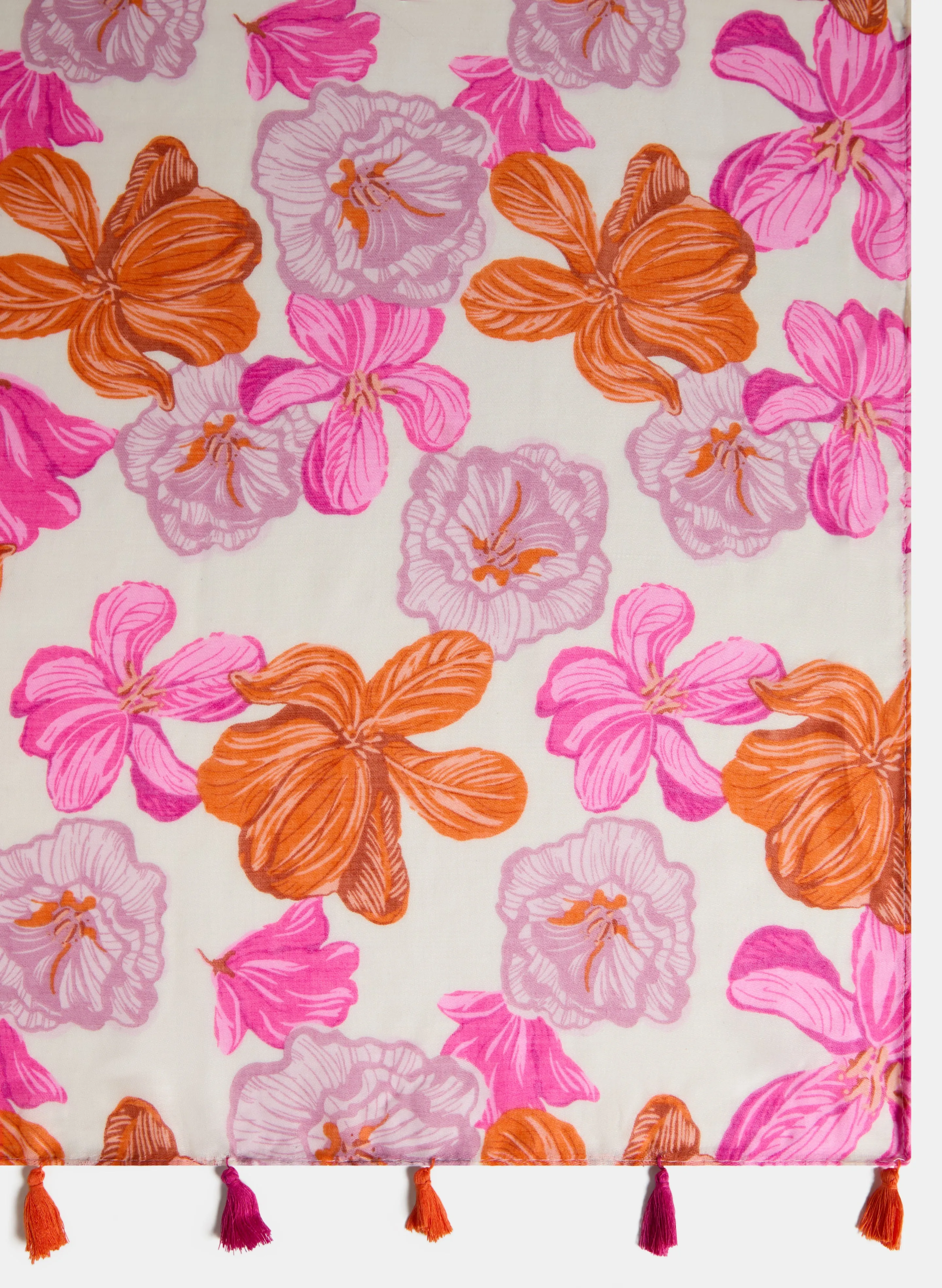 Floral Print Scarf sold by Laura product image thumbnail 3