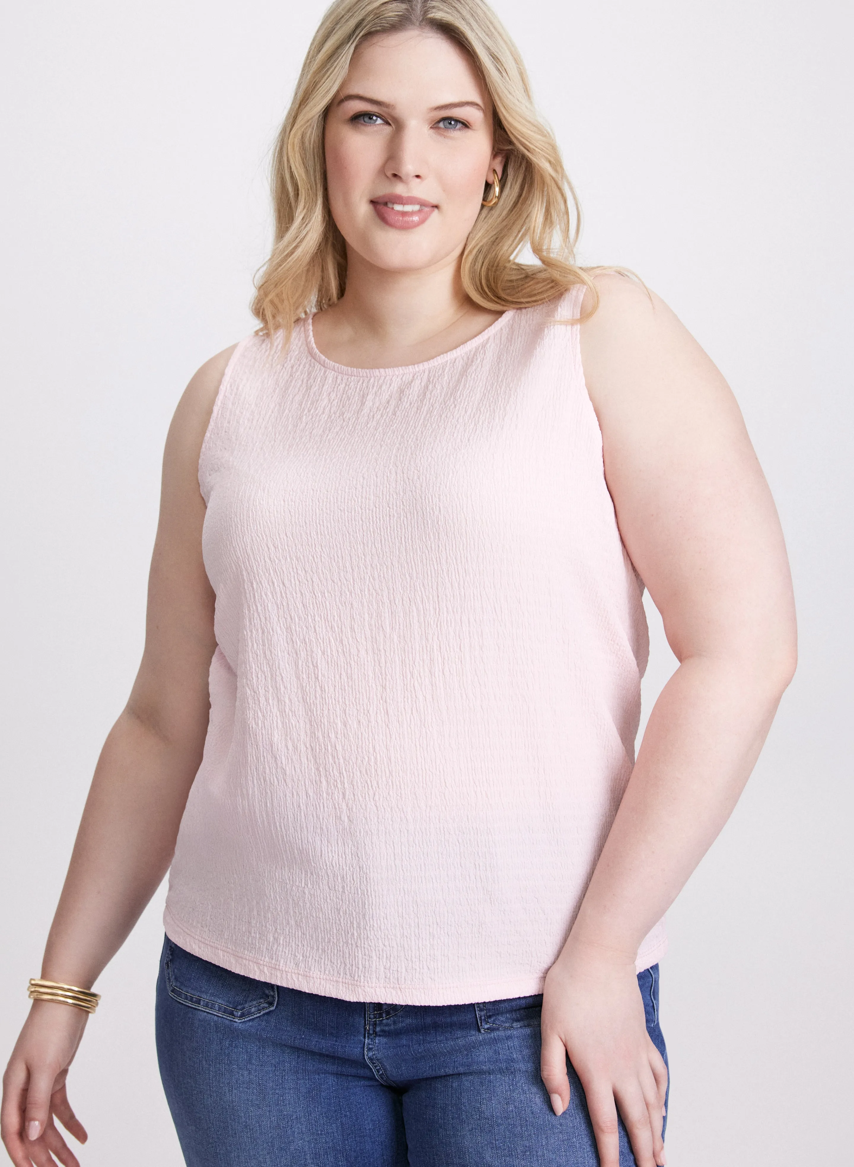 Sleeveless Textured Top sold by Laura product image thumbnail 2