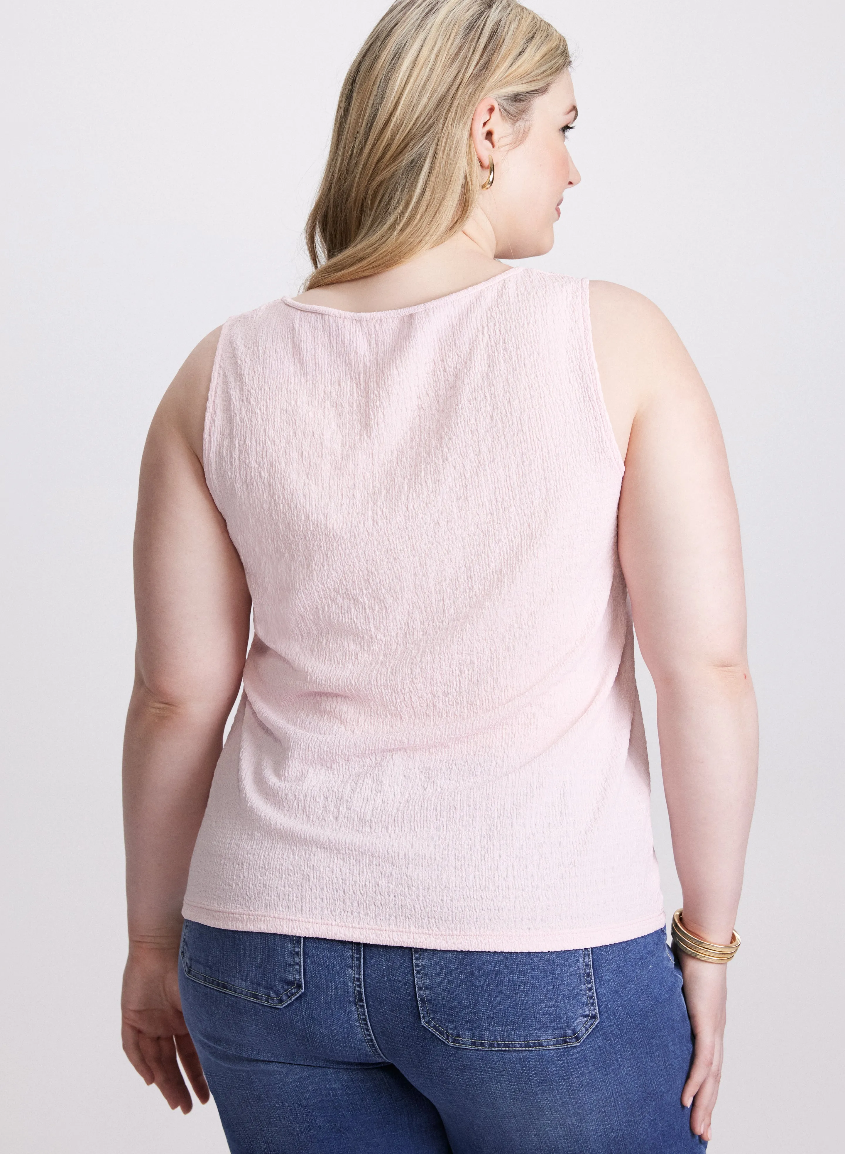 Sleeveless Textured Top sold by Laura product image thumbnail 4