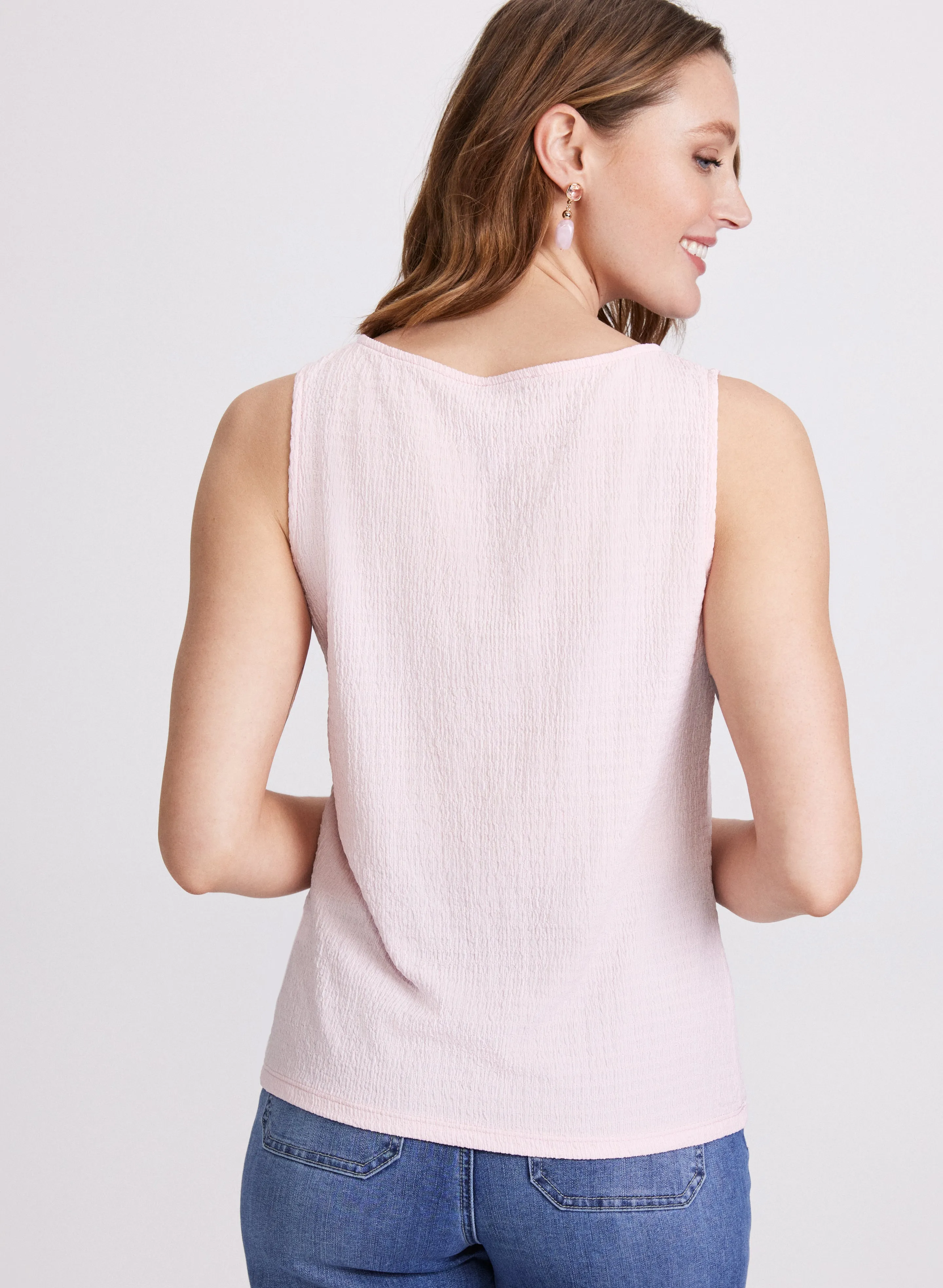 Sleeveless Textured Top sold by Laura product image thumbnail 4