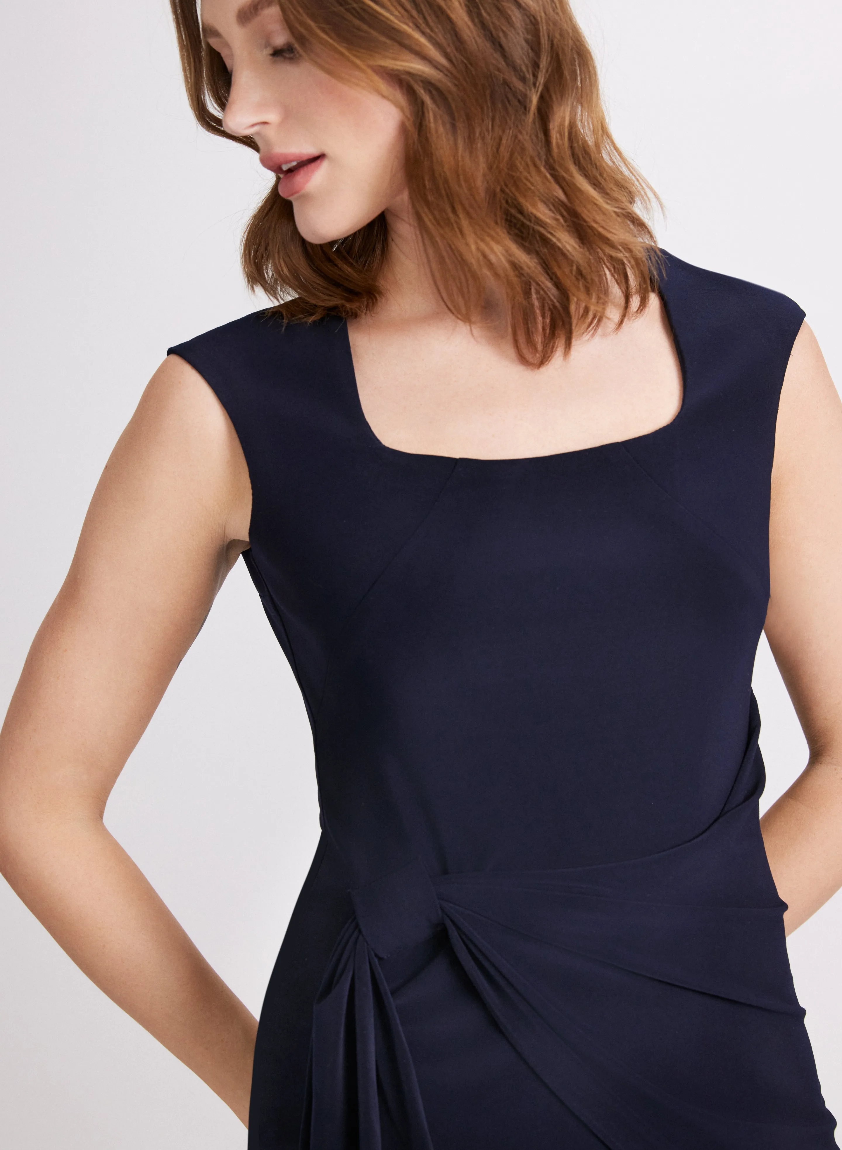 Knotted Drape Front Dress sold by Laura product image thumbnail 5