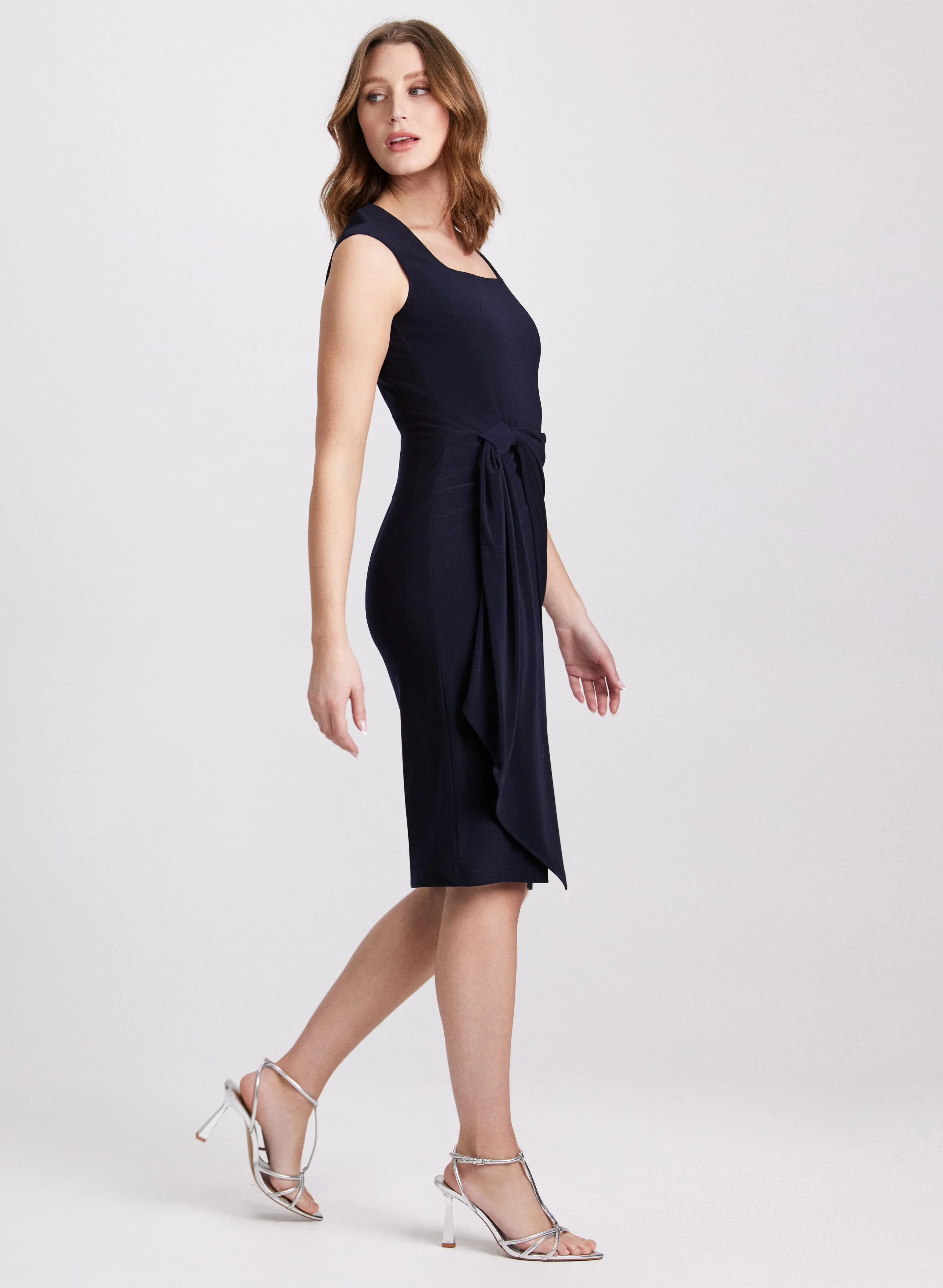 Knotted Drape Front Dress sold by Laura product image thumbnail 2