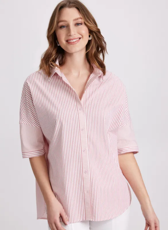 Stripe Print Blouse sold by Laura