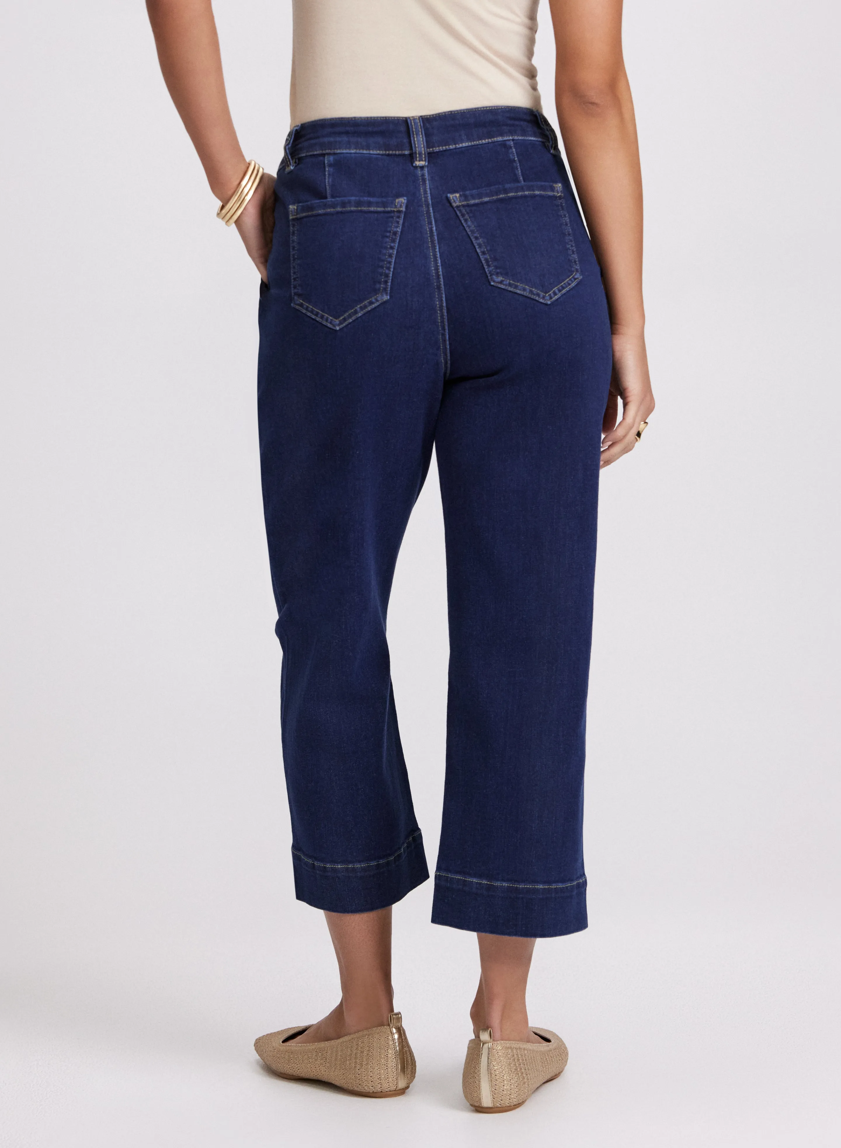 Cropped Wide-Leg Jeans sold by Laura product image thumbnail 3