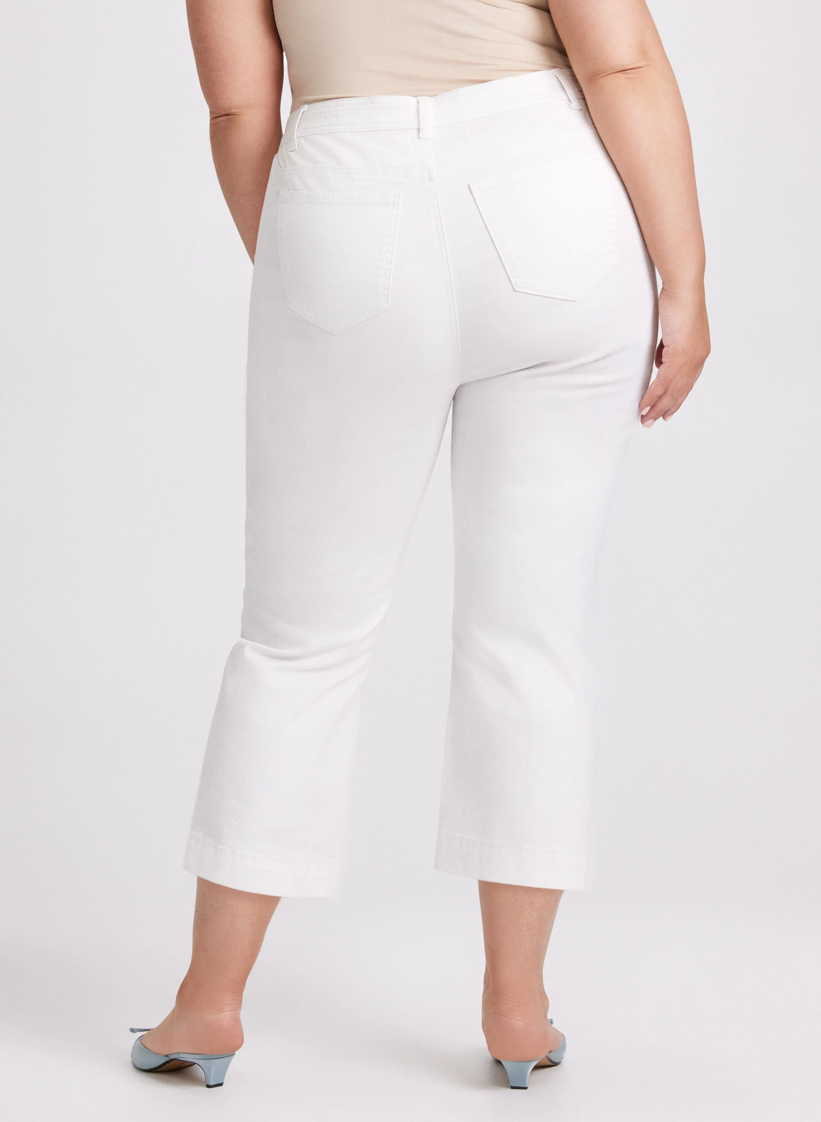 Straight-Leg Denim Capris sold by Laura product image thumbnail 3