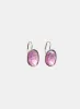 Faceted Oval Stone Earrings sold by Laura