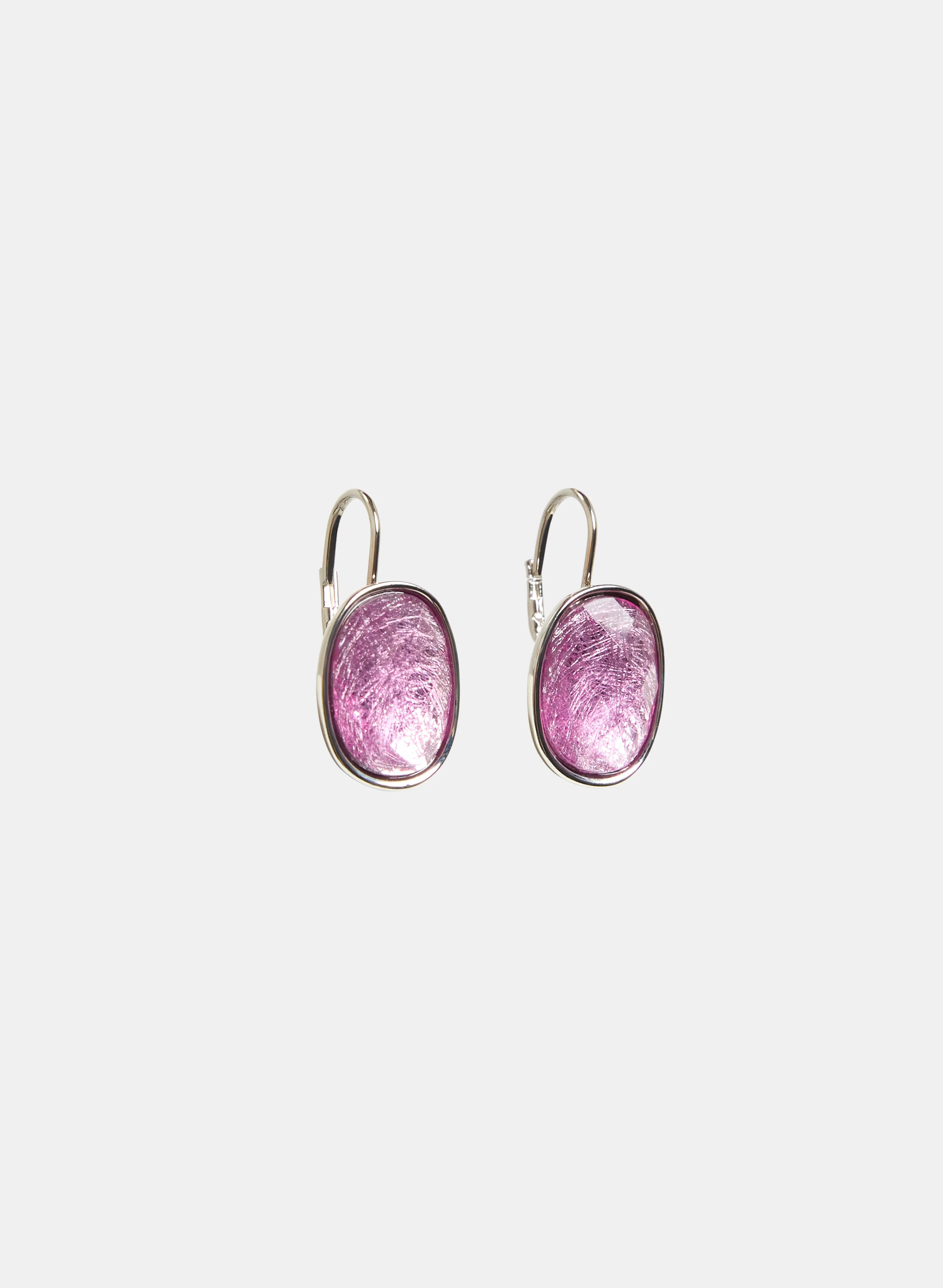 Faceted Oval Stone Earrings sold by Laura product image thumbnail 2