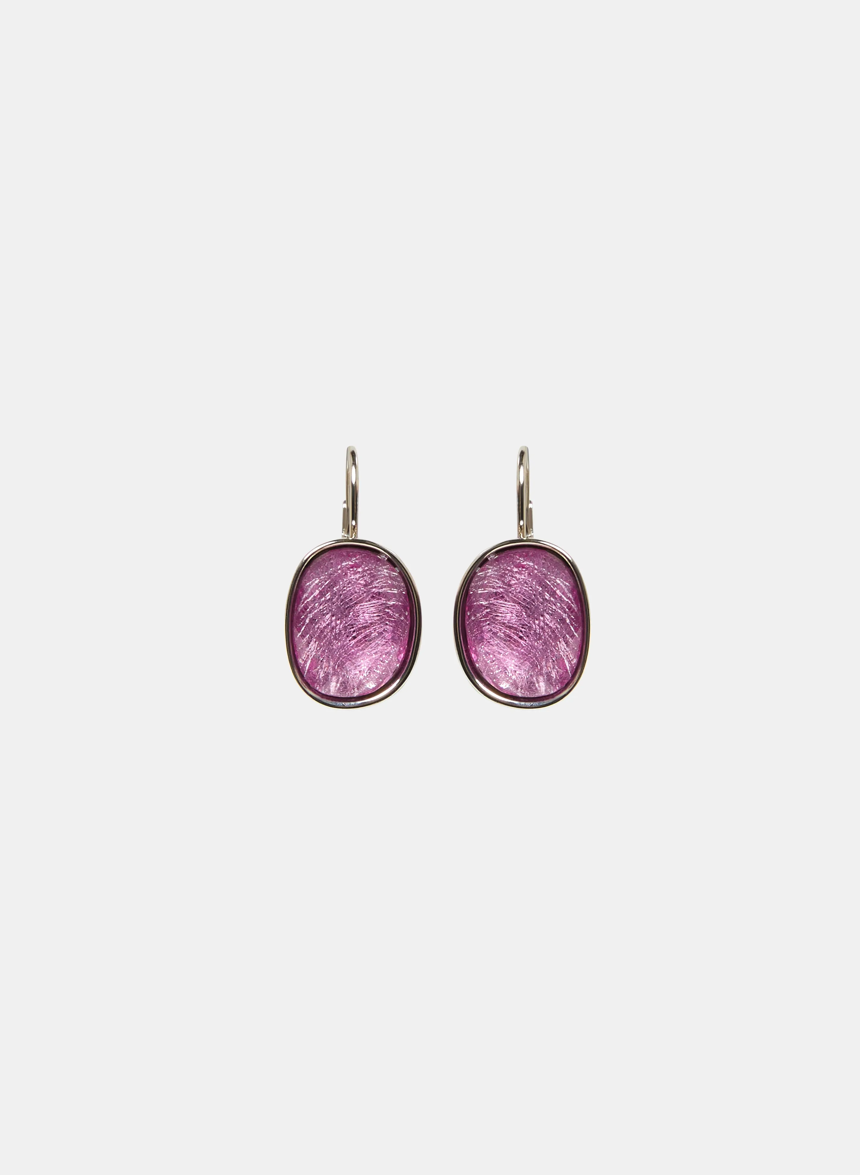 Faceted Oval Stone Earrings sold by Laura
