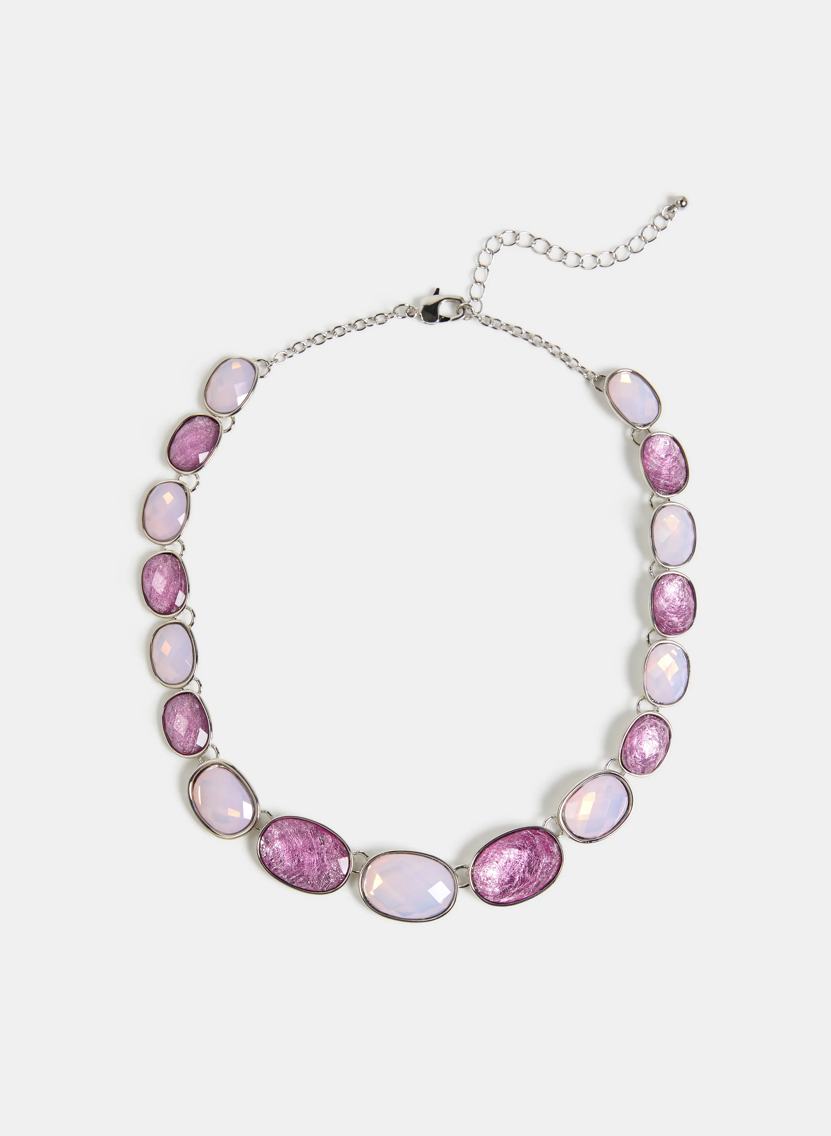 Oval Stone Necklace sold by Laura