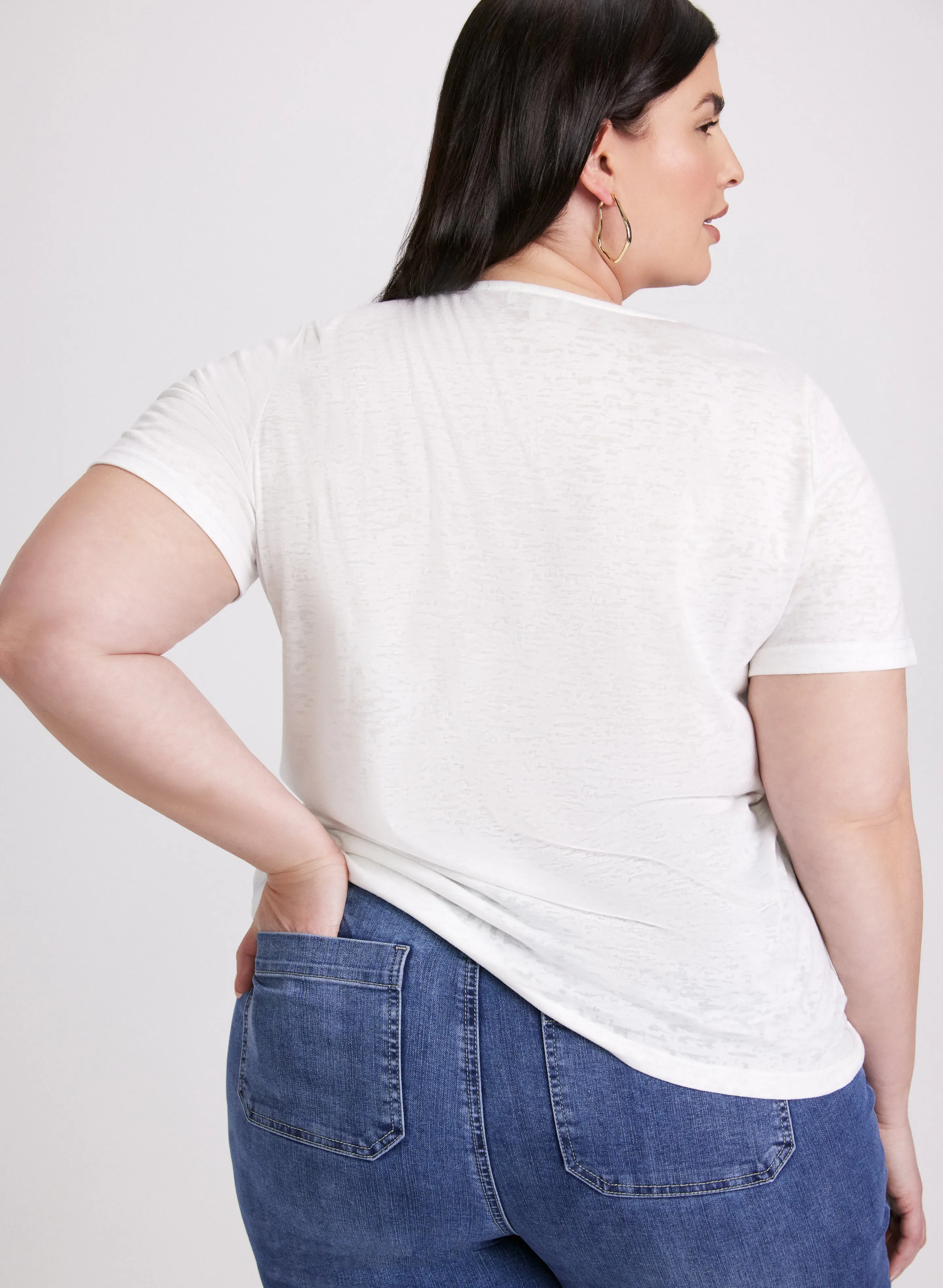 Metallic Print T-Shirt sold by Laura product image thumbnail 2