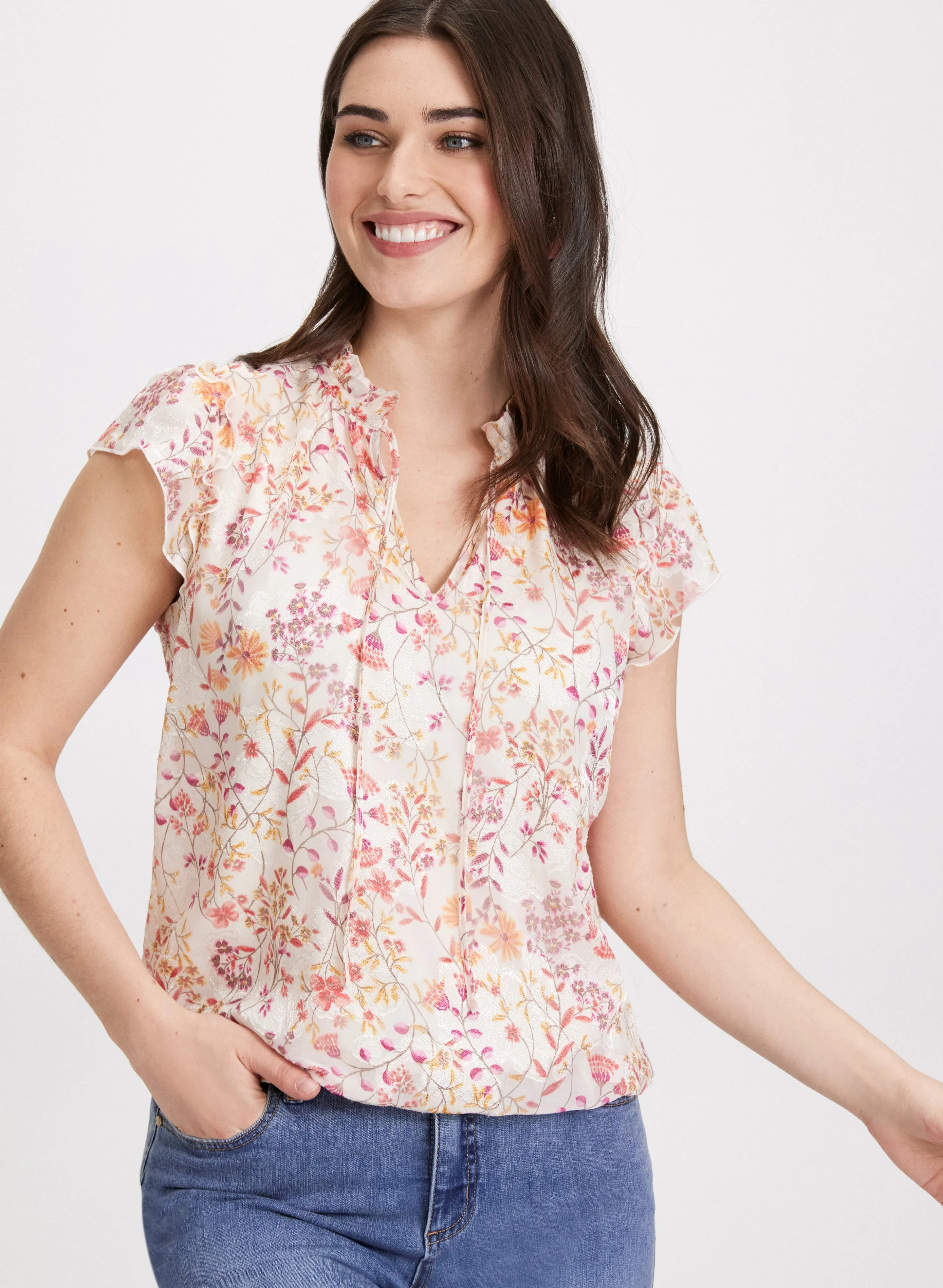 Floral Print Blouse sold by Laura