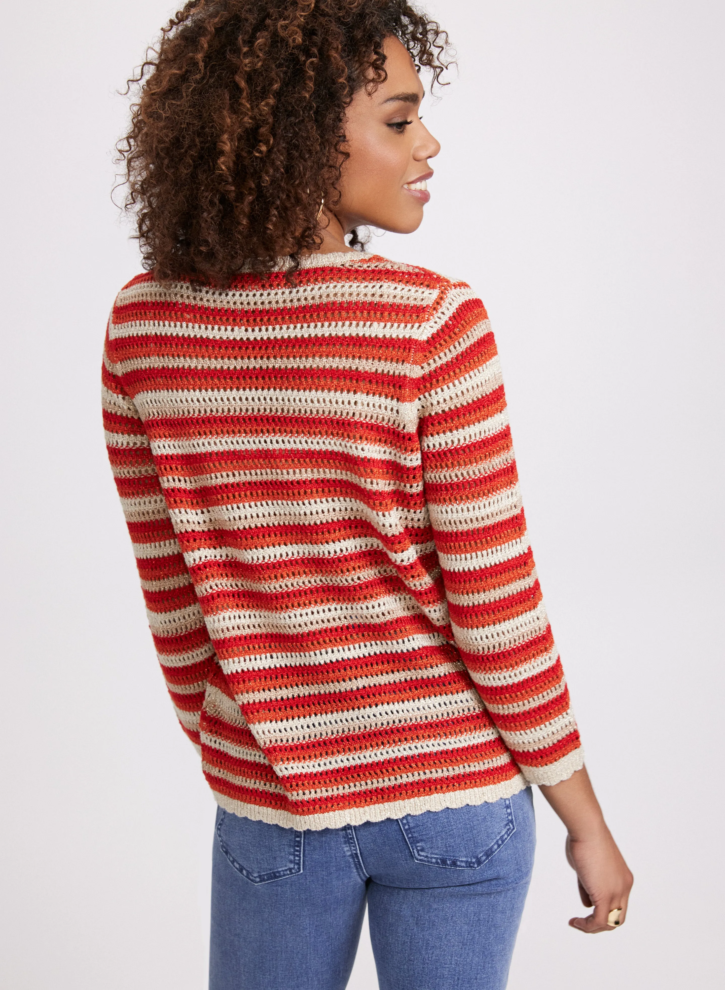 Stripe Knit Sweater sold by Laura product image thumbnail 4