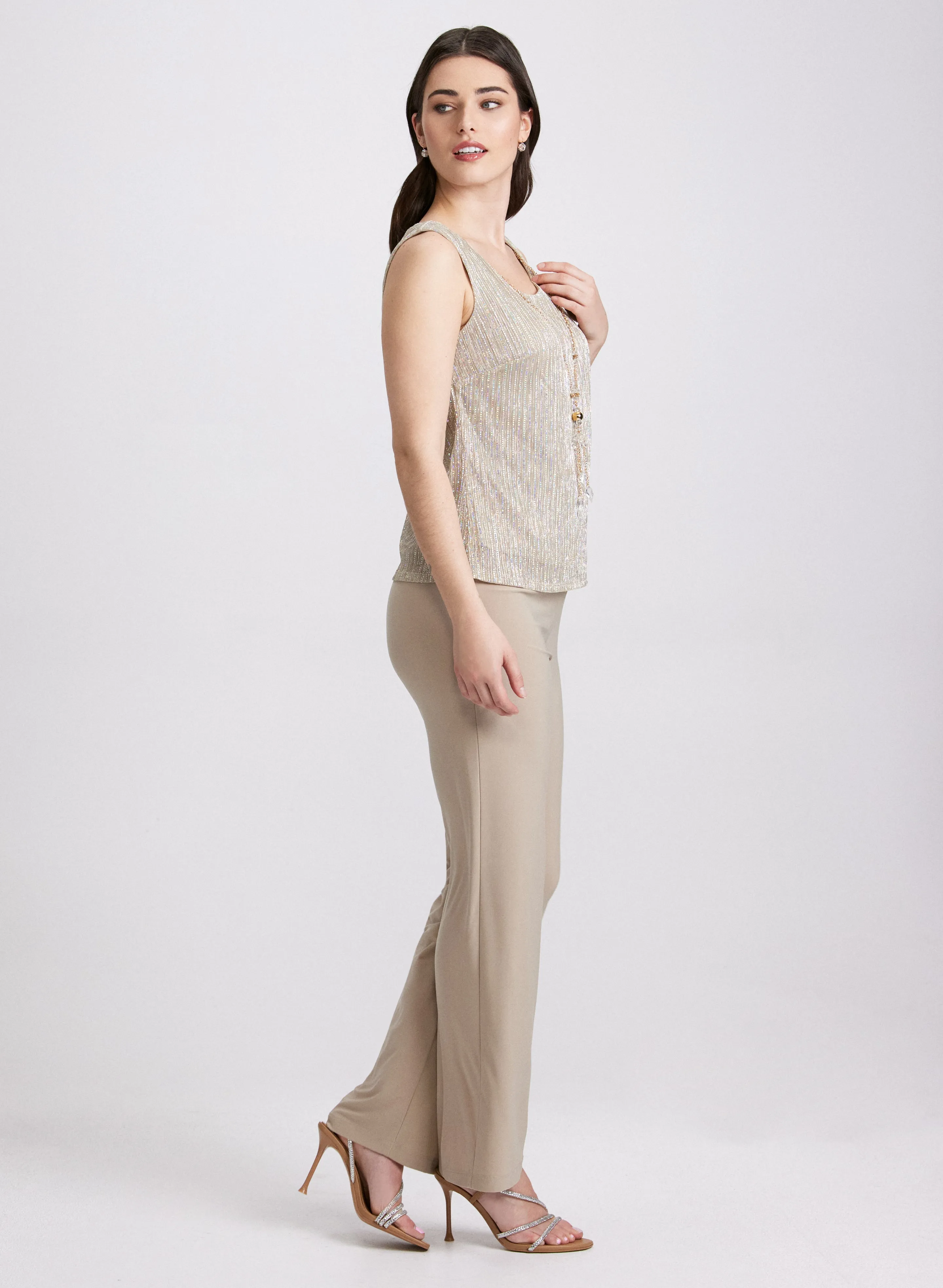 Sequined Jacket, Top & Pants Set sold by Laura product image thumbnail 3