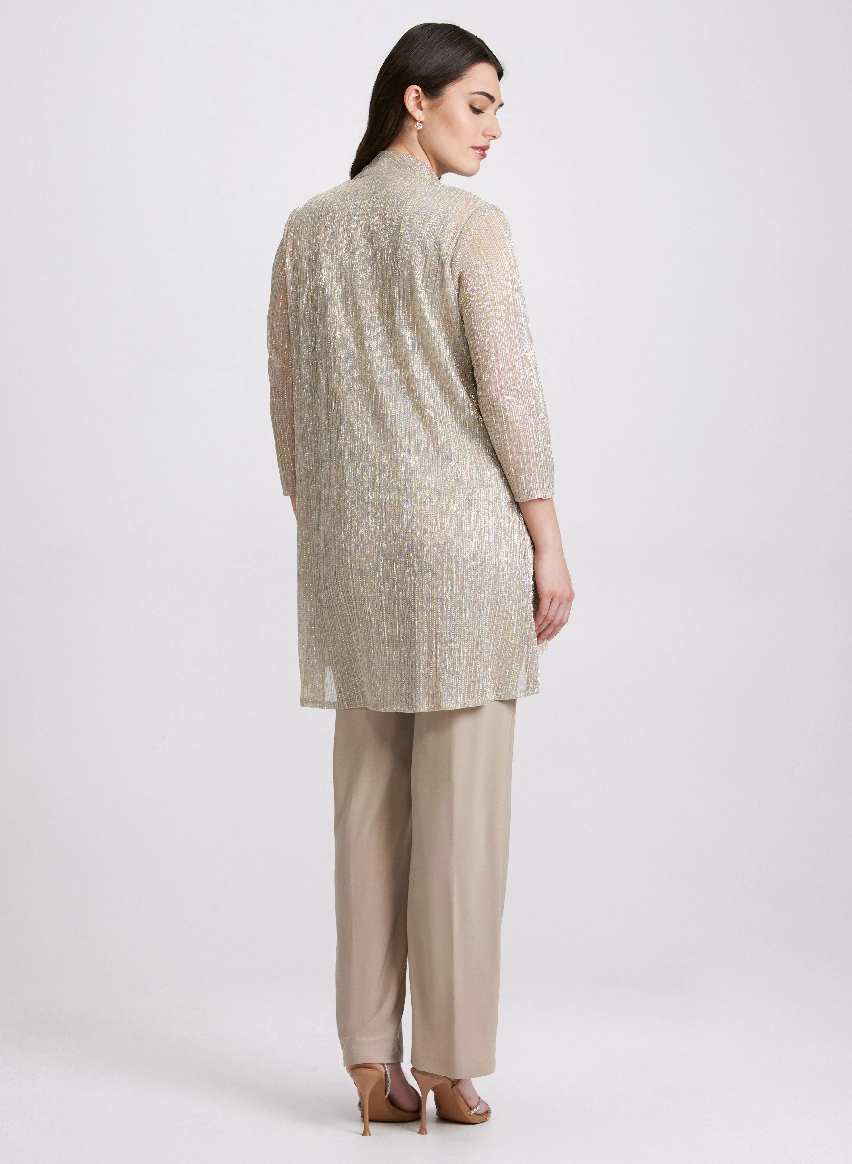Sequined Jacket, Top & Pants Set sold by Laura product image thumbnail 2
