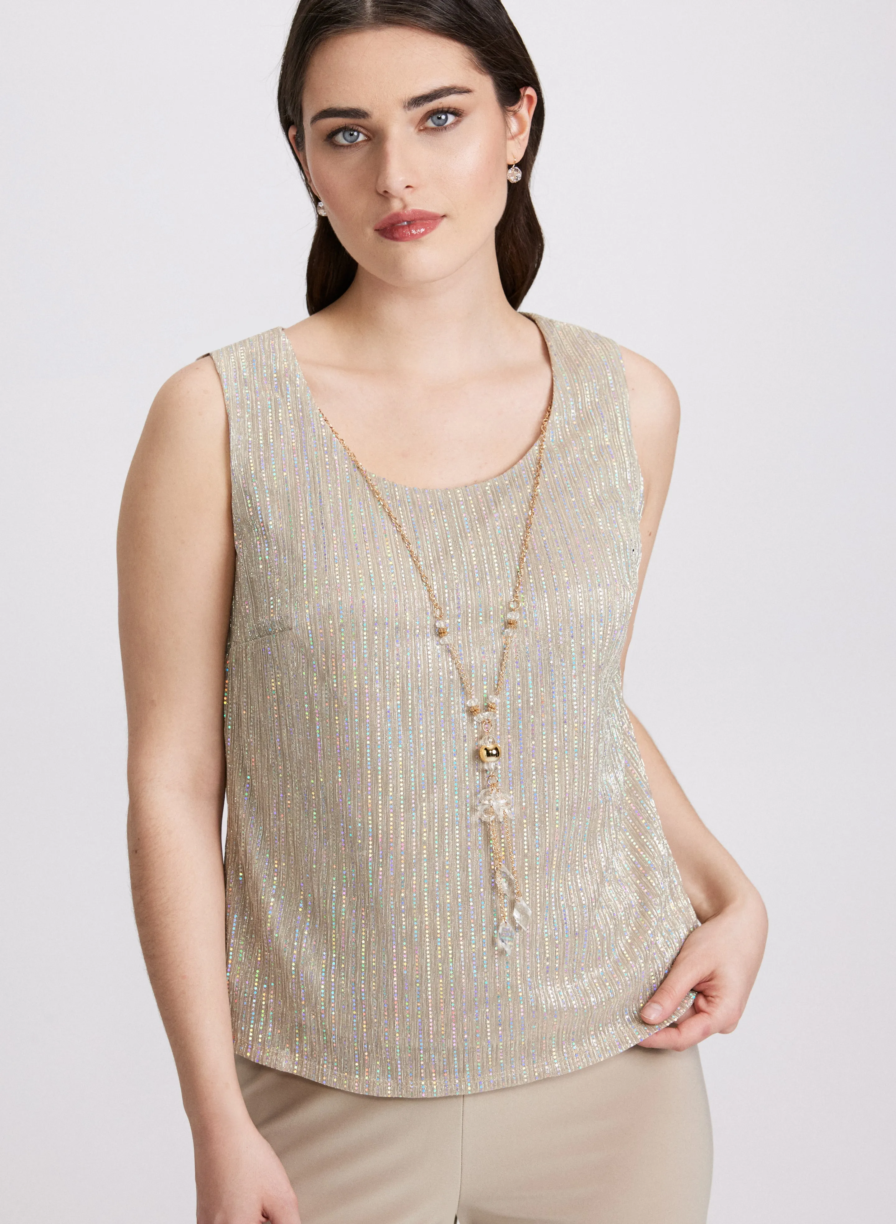 Sequined Jacket, Top & Pants Set sold by Laura product image thumbnail 4