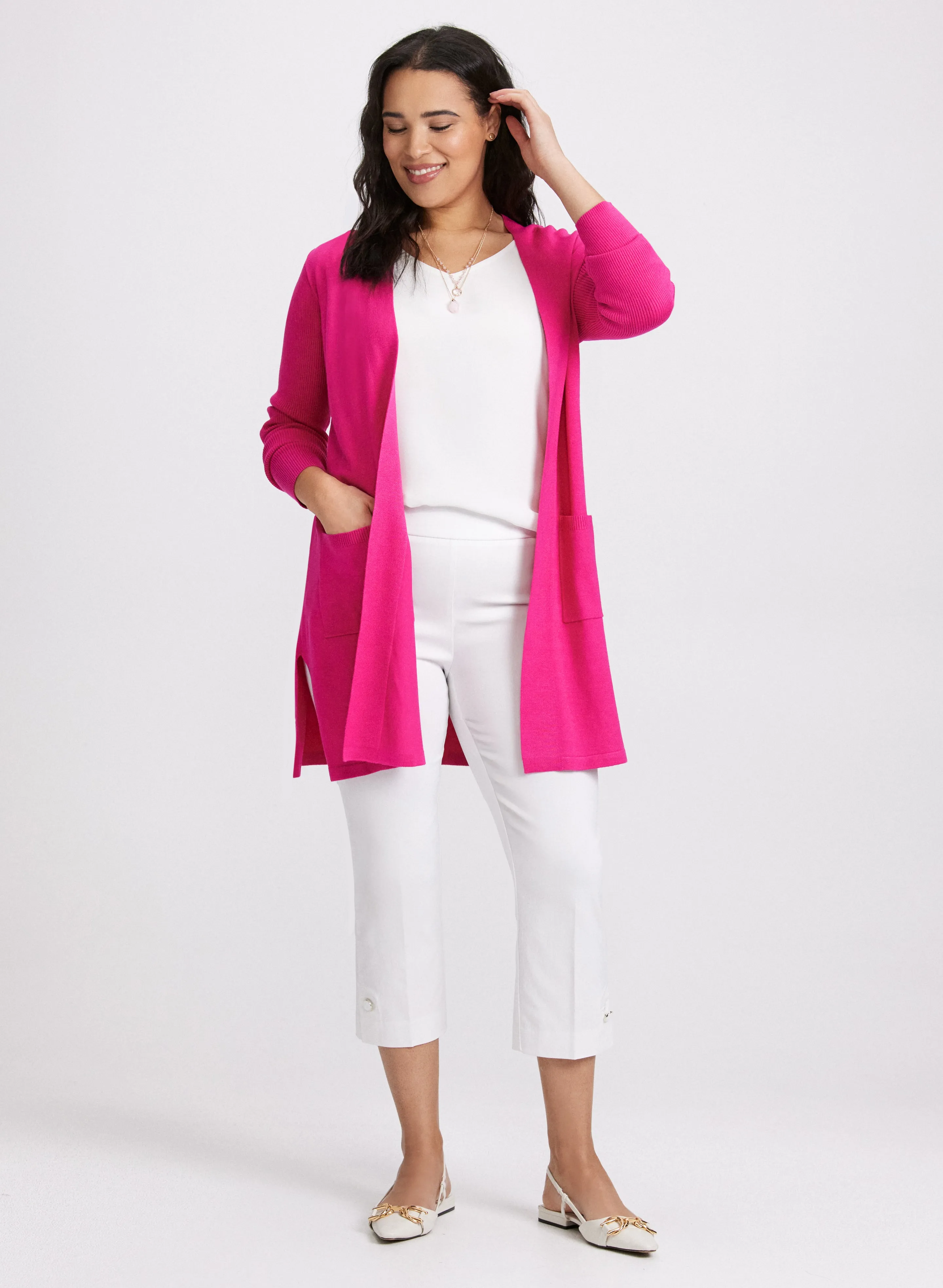 Open Front Cardigan sold by Laura product image thumbnail 3