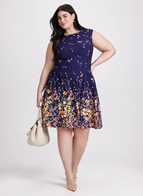 Floral Trim Dress sold by Laura