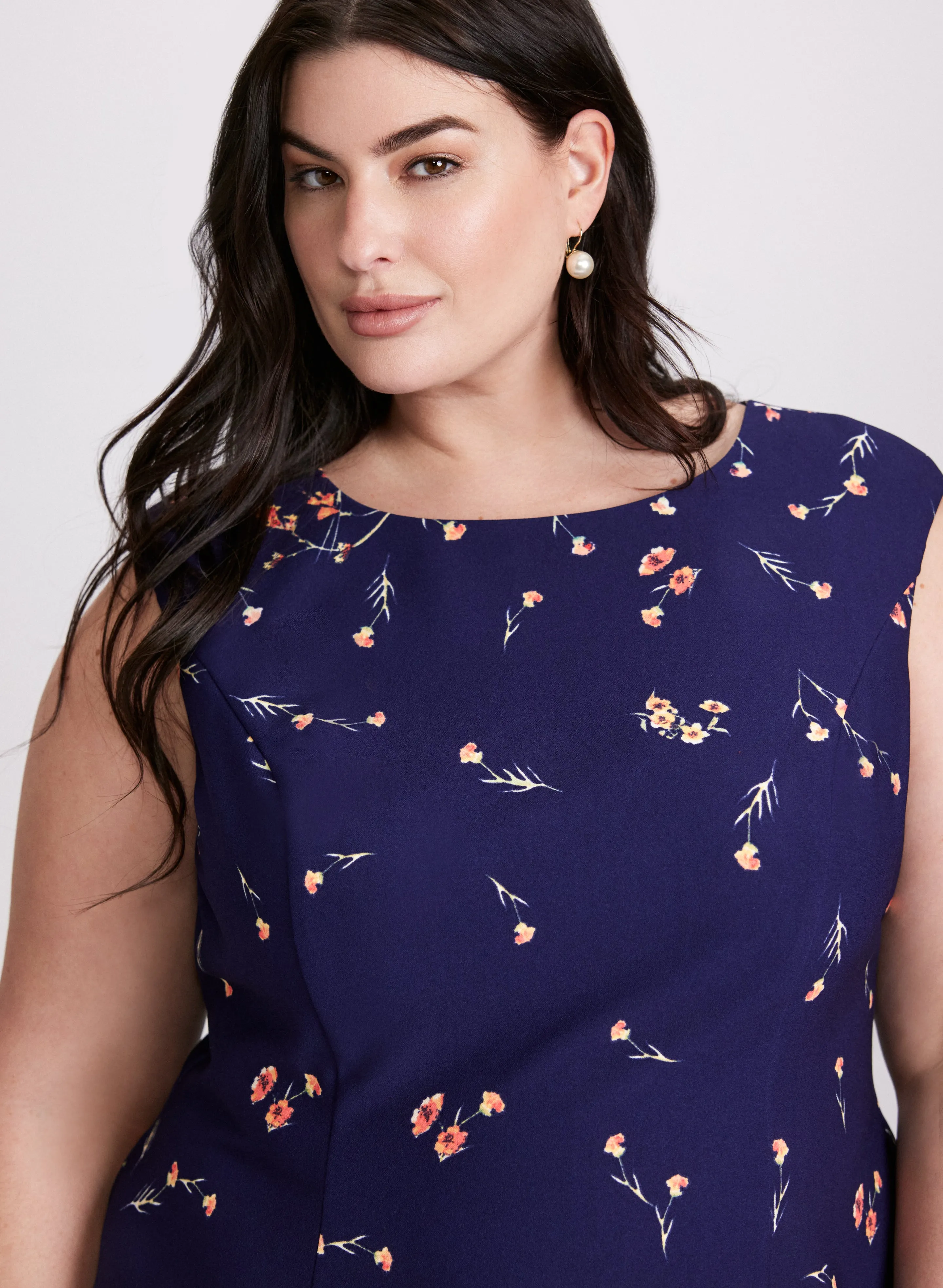 Floral Trim Dress sold by Laura product image thumbnail 5