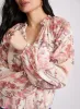 Floral Frilled Neck Blouse sold by Laura