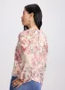 Floral Frilled Neck Blouse sold by Laura