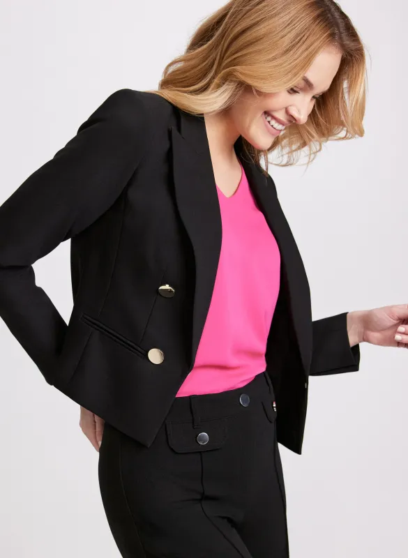Cropped Double-Breasted Blazer sold by Laura