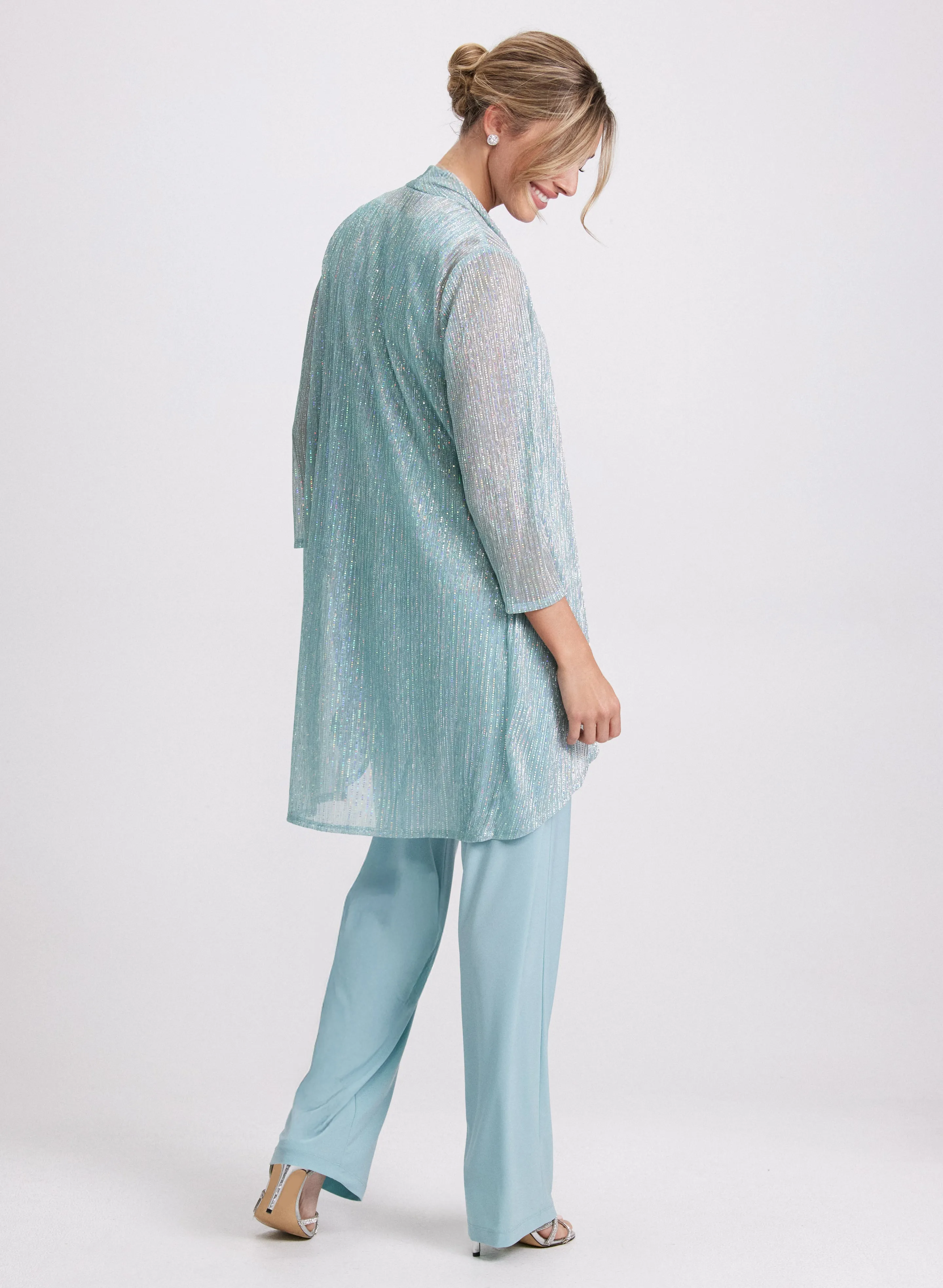 Sequined Jacket, Top & Pants Set sold by Laura product image thumbnail 3