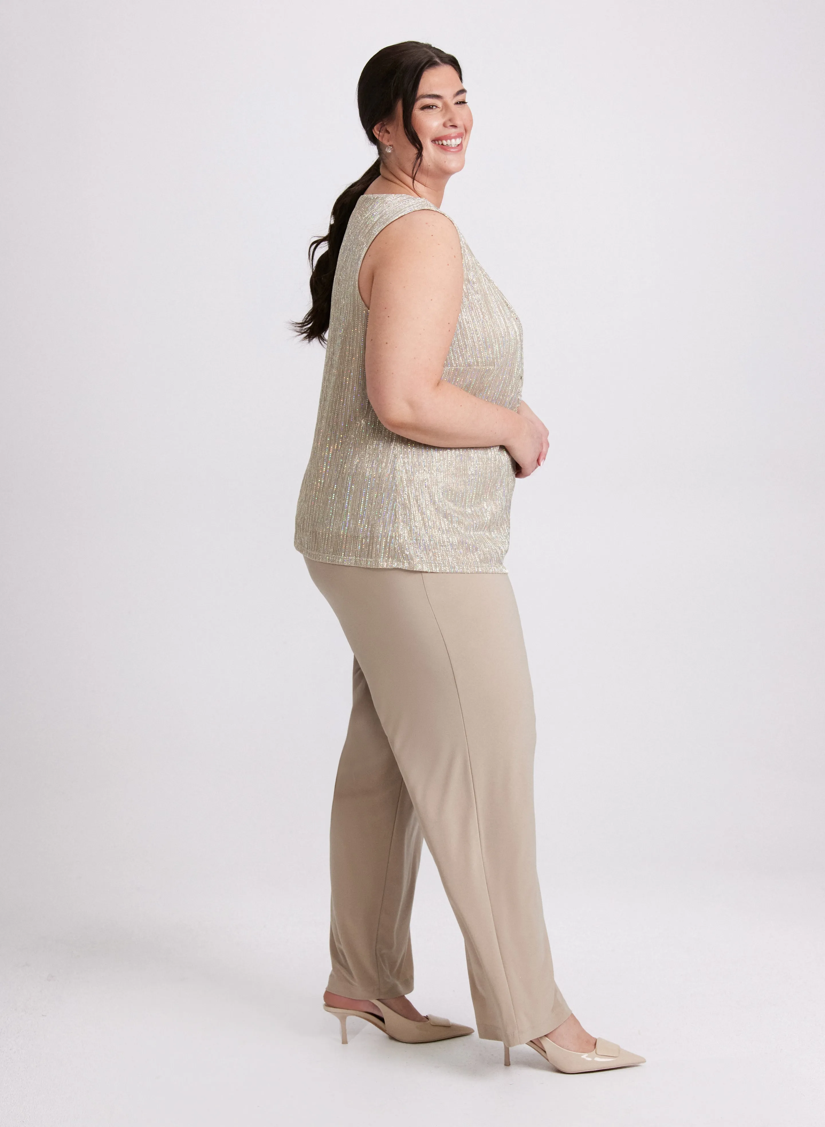 Sequined Jacket, Top & Pants Set sold by Laura product image thumbnail 4