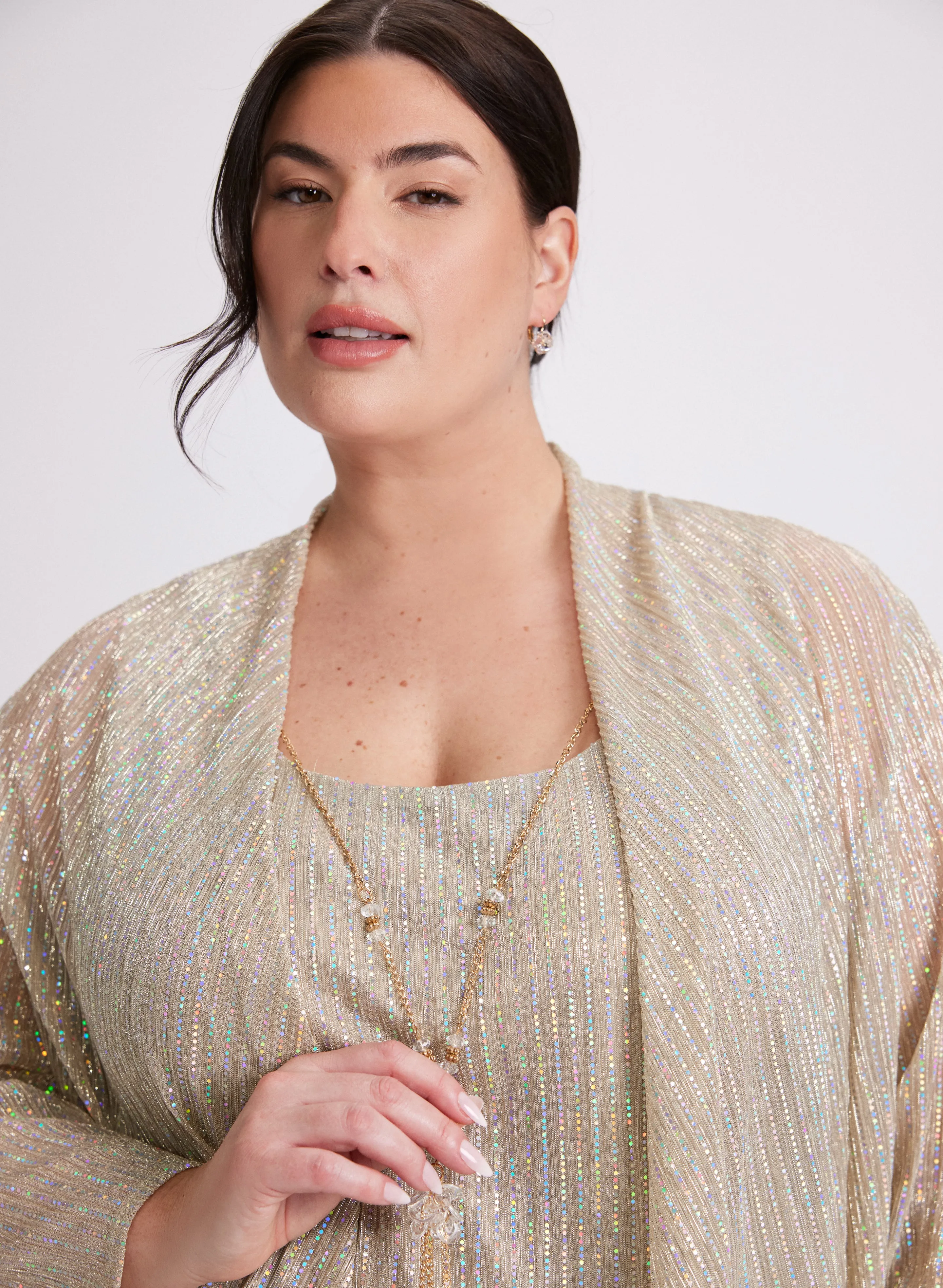 Sequined Jacket, Top & Pants Set sold by Laura product image thumbnail 5