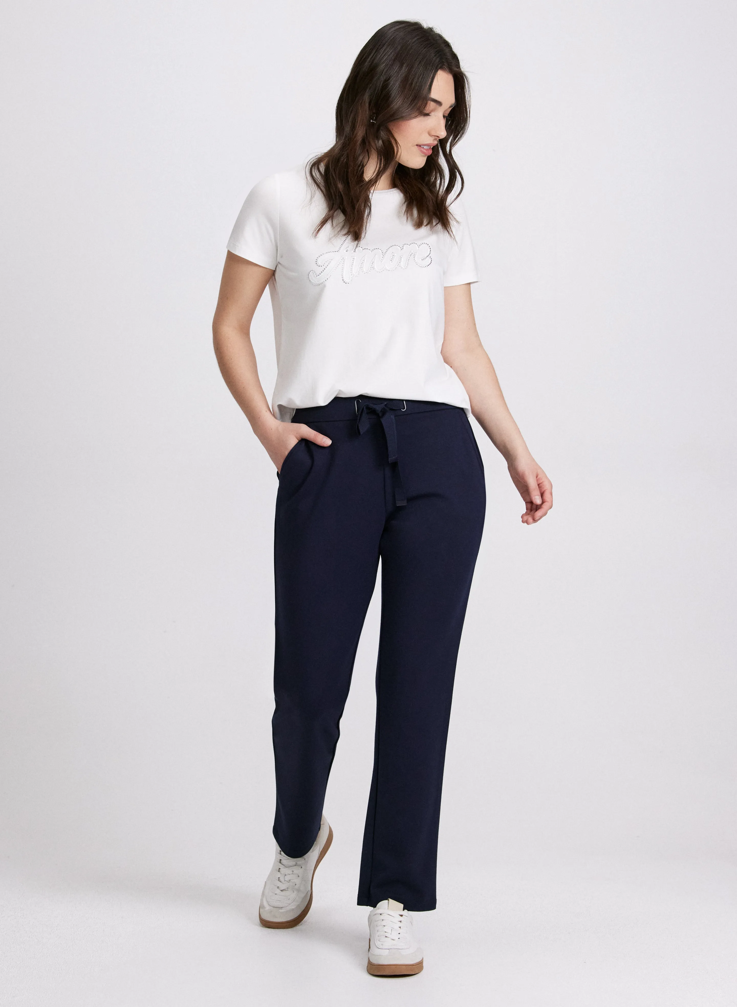 Drawstring Waist Pull-On Pants sold by Laura product image thumbnail 4