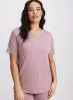 Lace Trim Polka Dot Pyjama Set sold by Laura