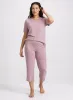 Lace Trim Polka Dot Pyjama Set sold by Laura