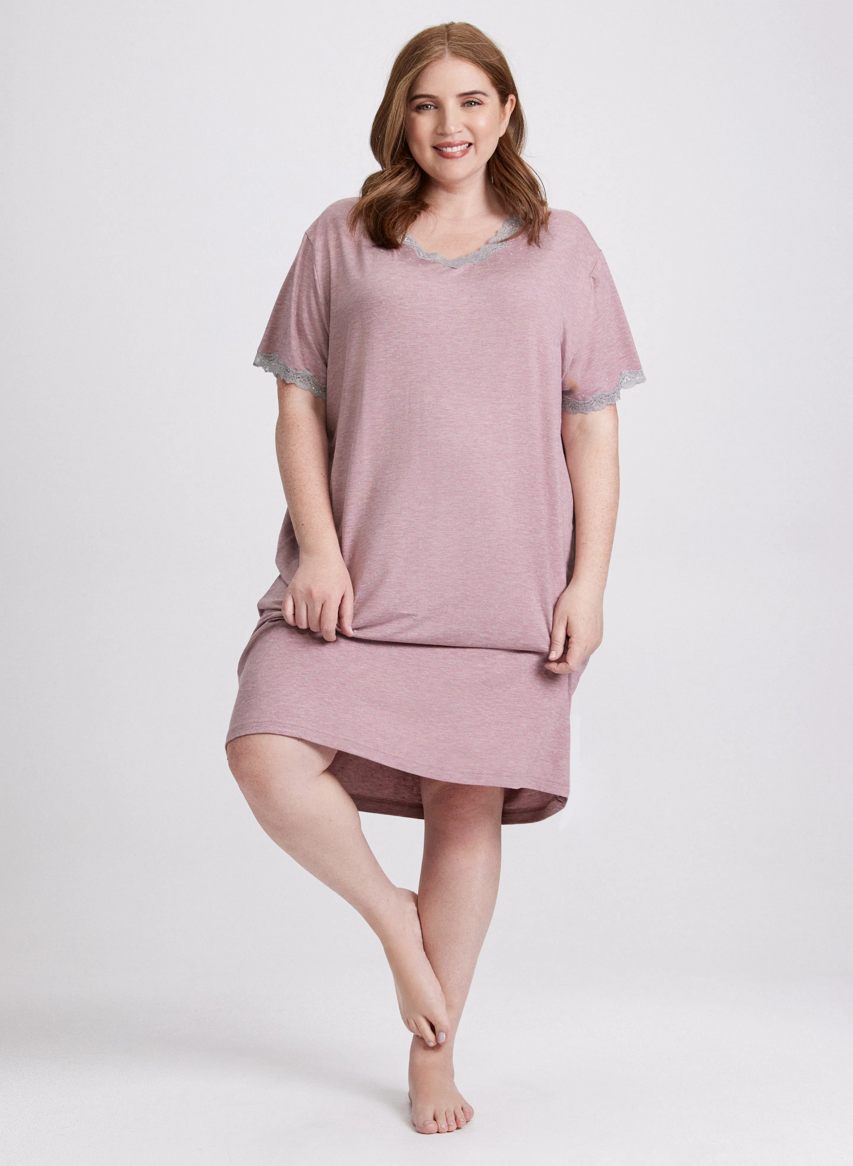 Dot Print Nightgown sold by Laura