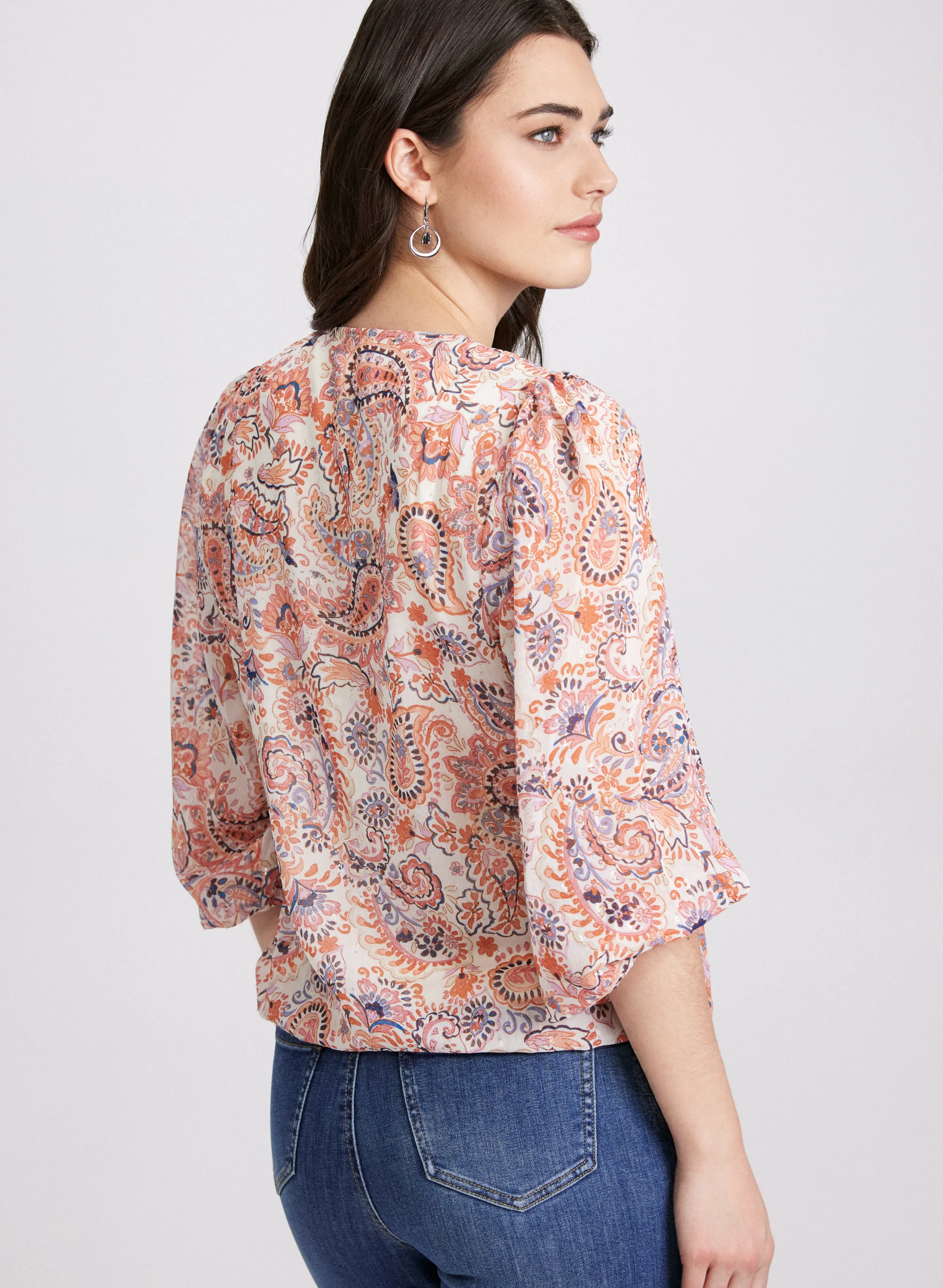 Paisley Print Blouse sold by Laura product image thumbnail 4