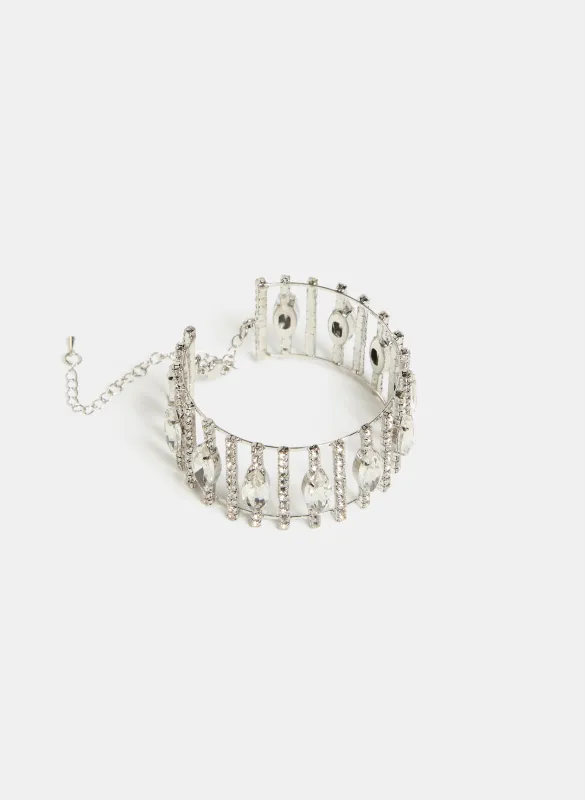 Crystal Cuff Bracelet sold by Laura