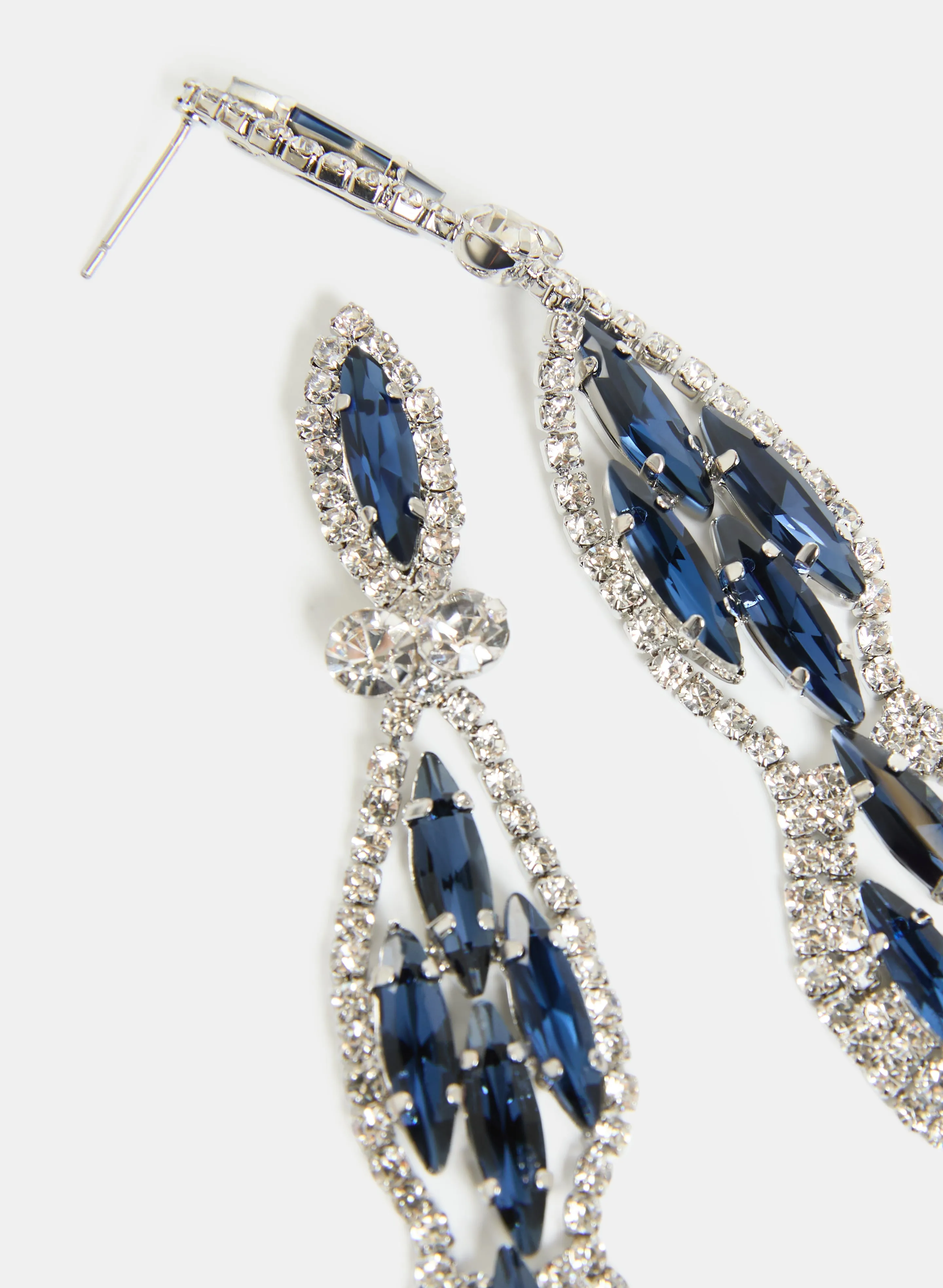 Tiered Linear Crystal Earrings sold by Laura product image thumbnail 2
