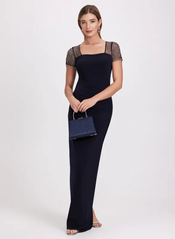 Beaded Column Dress sold by Laura