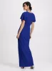 Flutter Sleeve Wrap-Over Dress sold by Laura