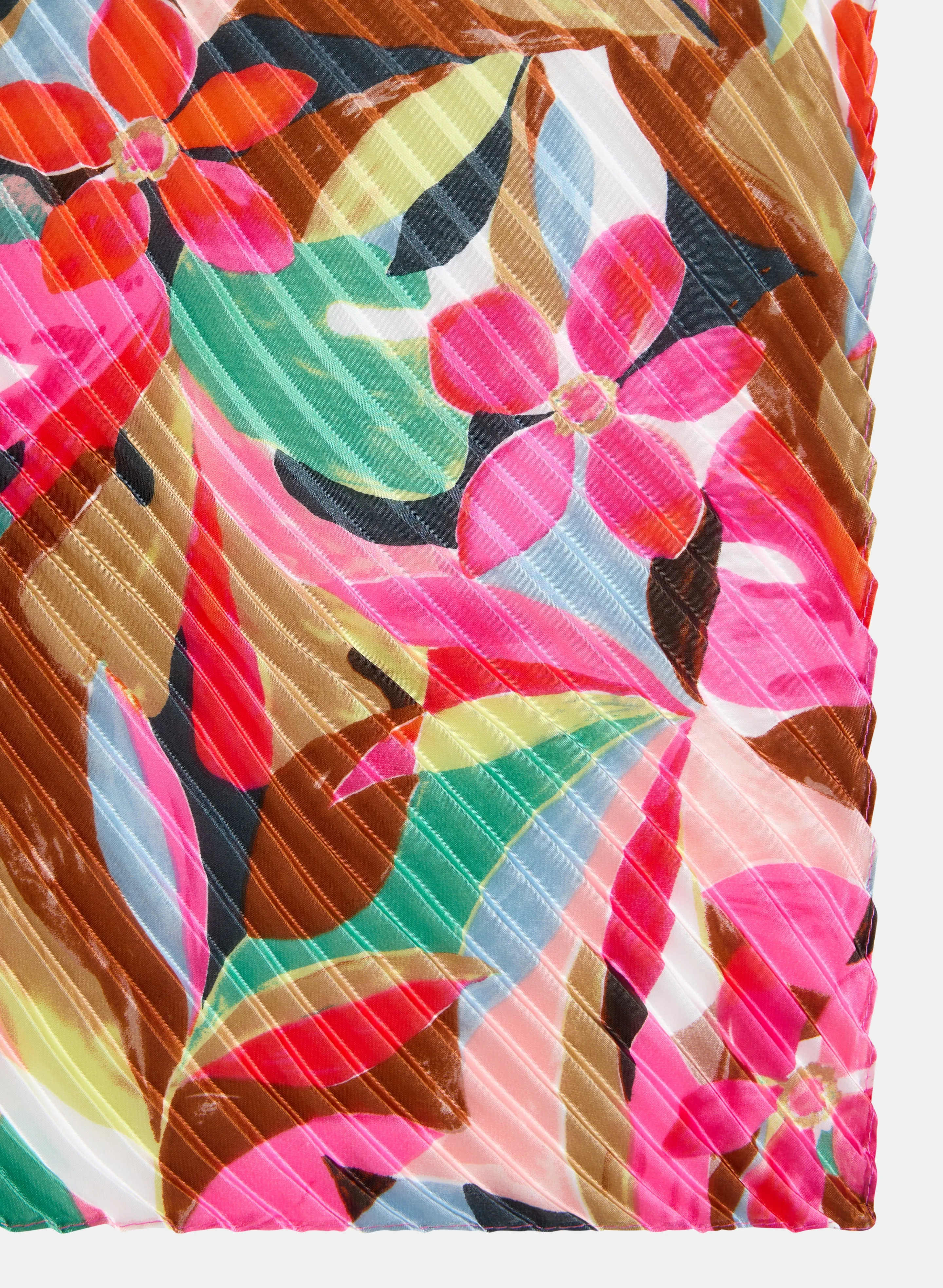 Knife Pleat Floral Scarf sold by Laura product image thumbnail 3