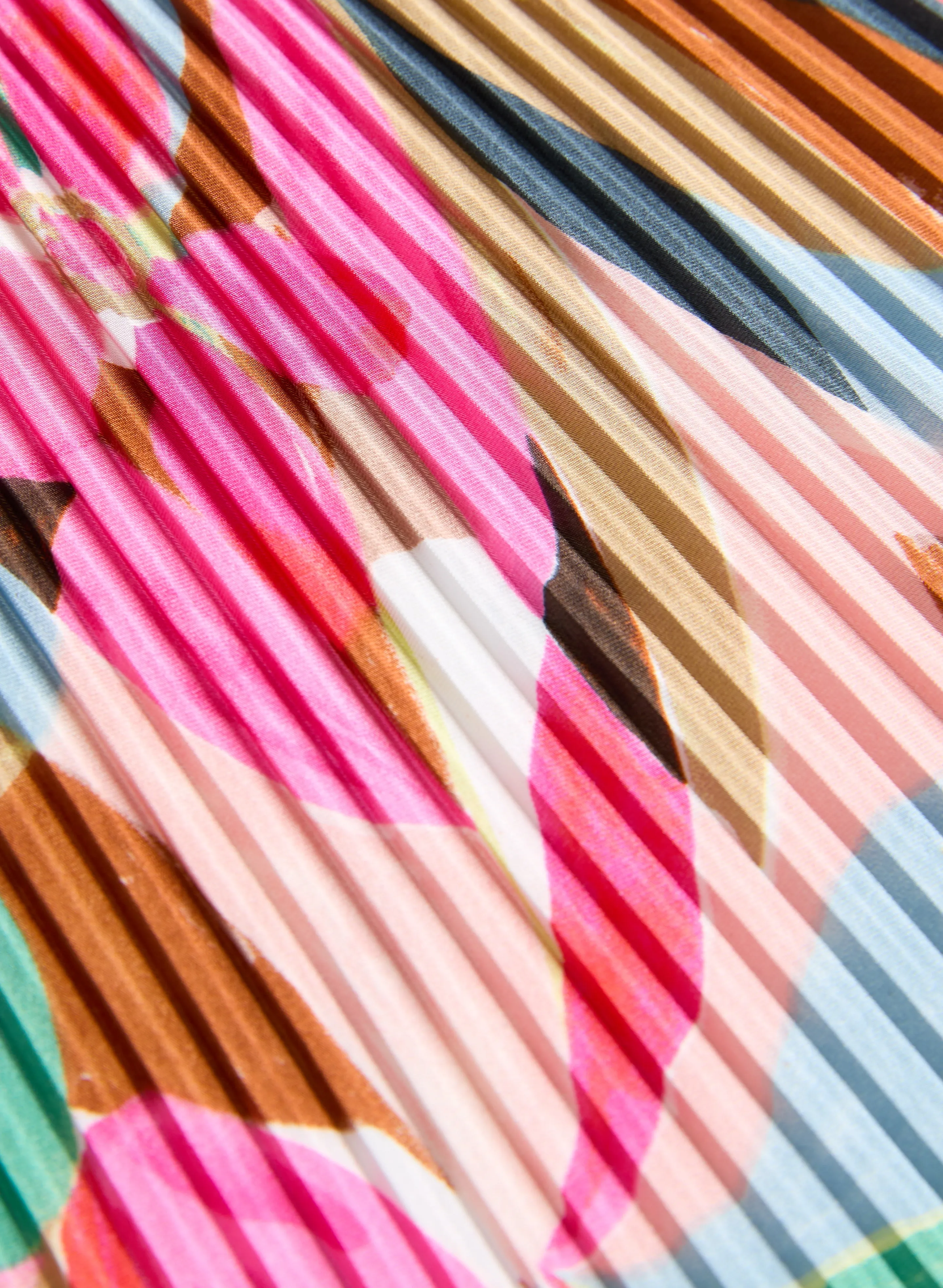 Knife Pleat Floral Scarf sold by Laura product image thumbnail 2