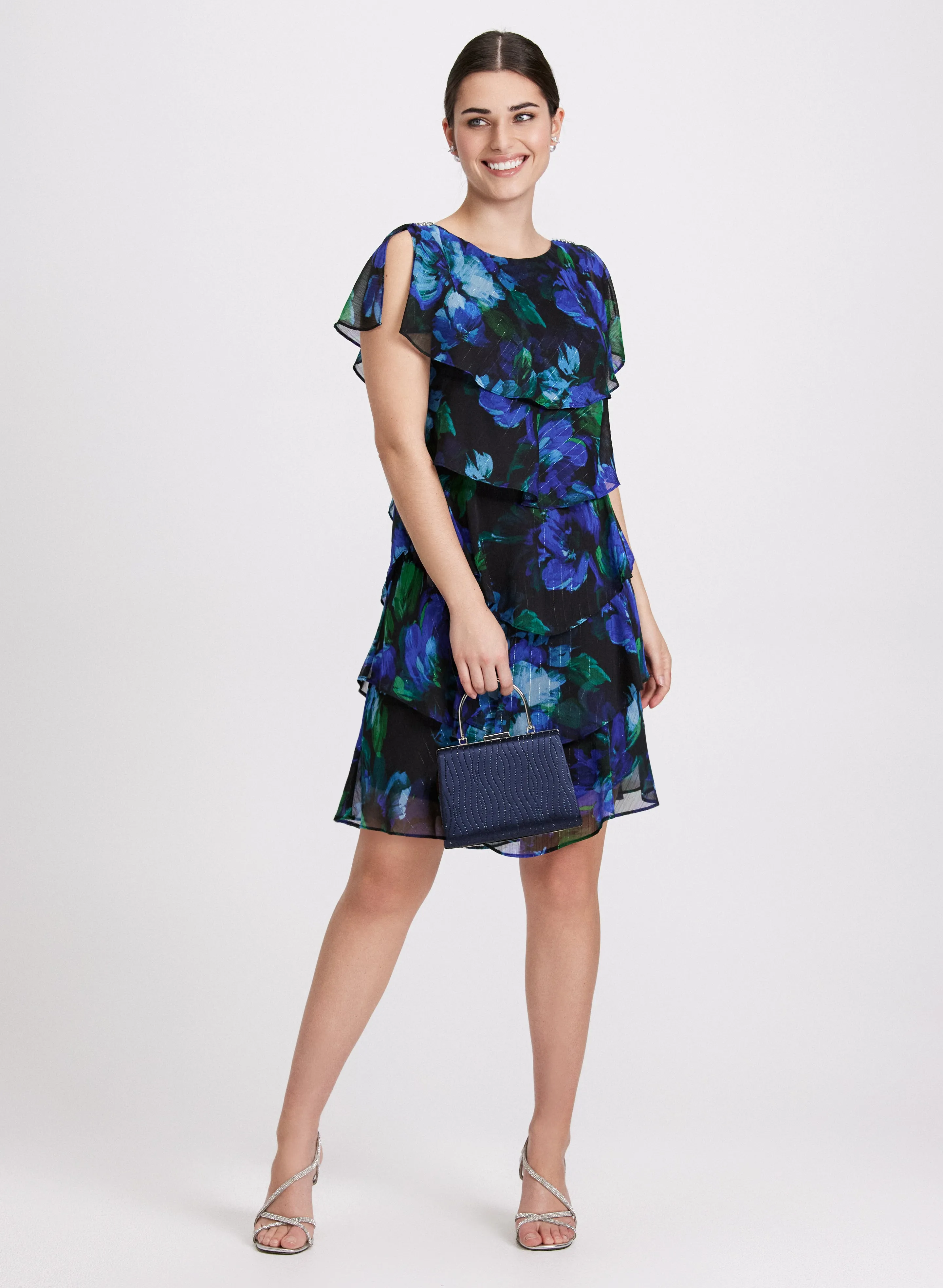 Floral Chiffon Dress sold by Laura